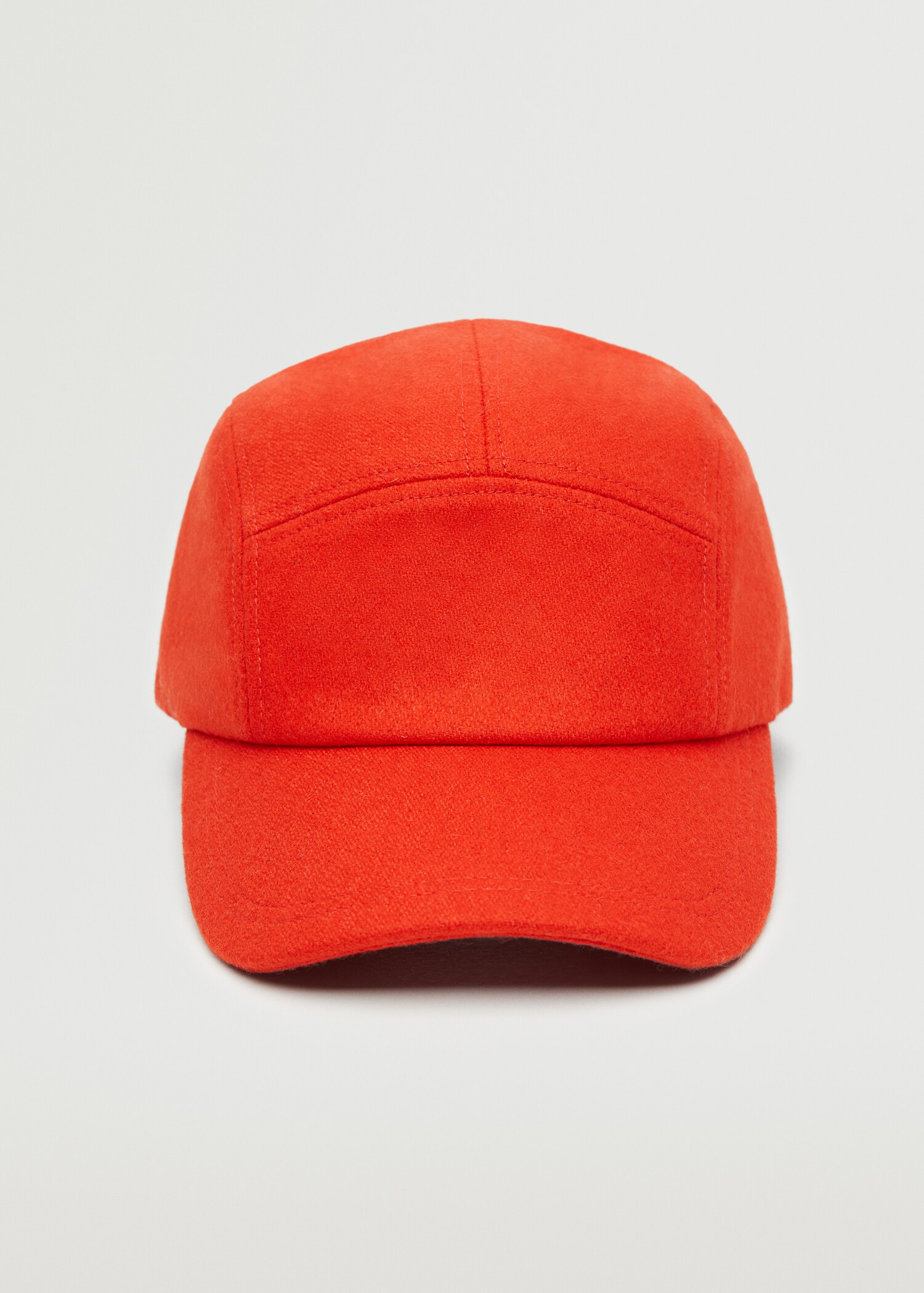 Wool cap with visor - Medium plane