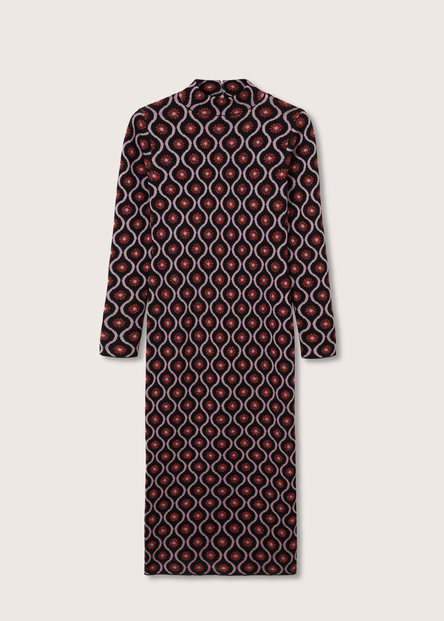 Vestido estampado retro - Artículo sin modelo