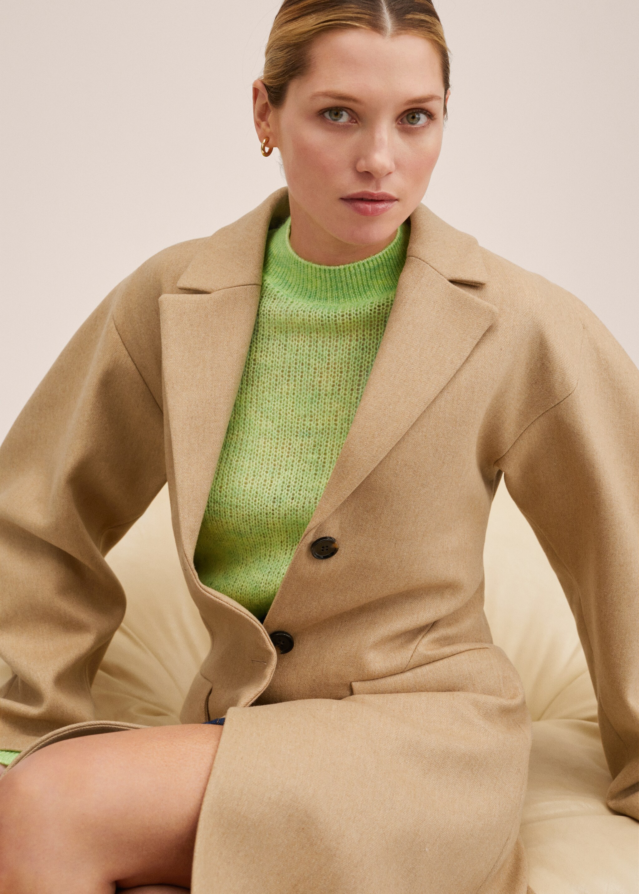 Oversize wool coat - Details of the article 3