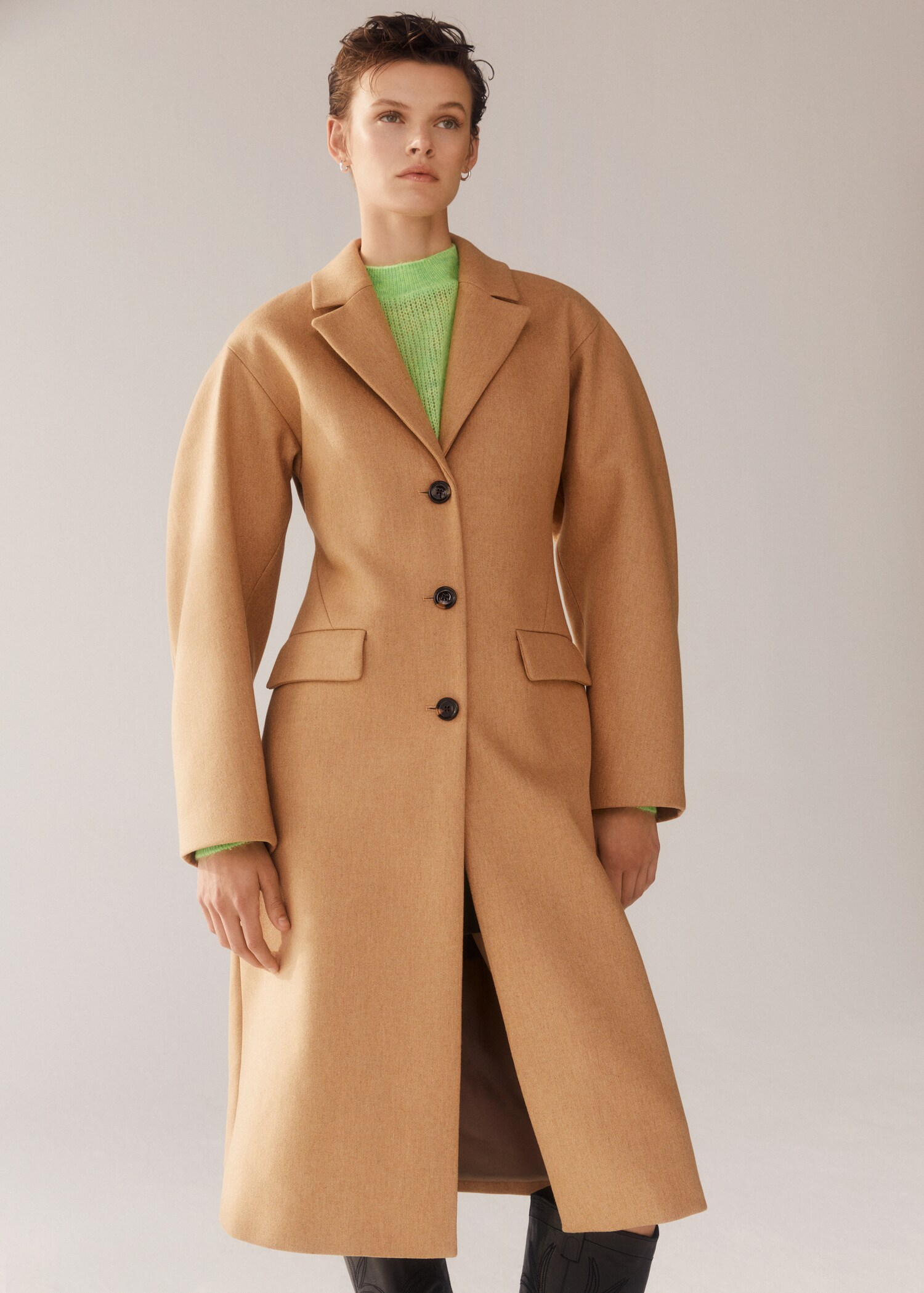 Oversize wool coat - Details of the article 6