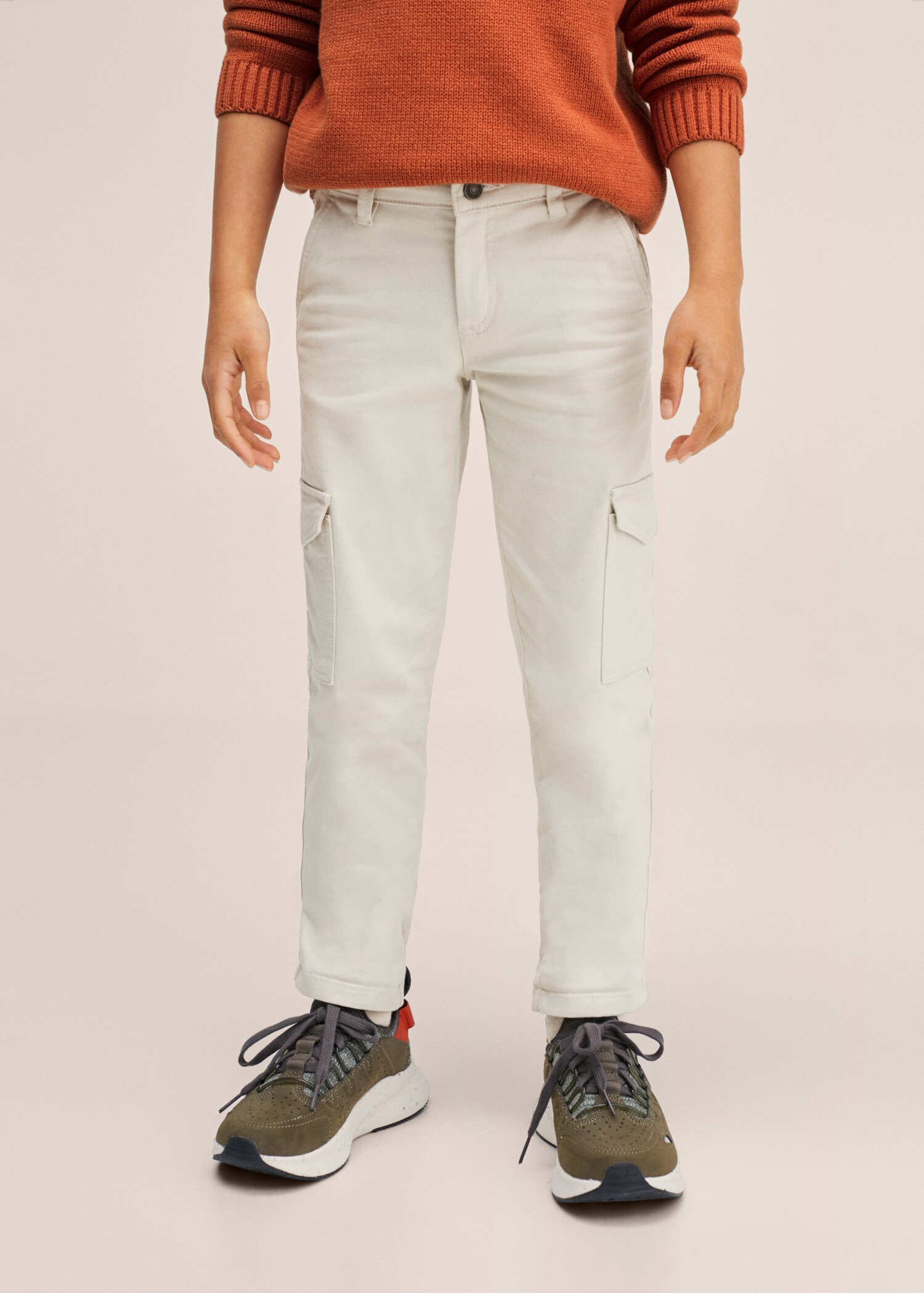 Cotton cargo trousers - Details of the article 1