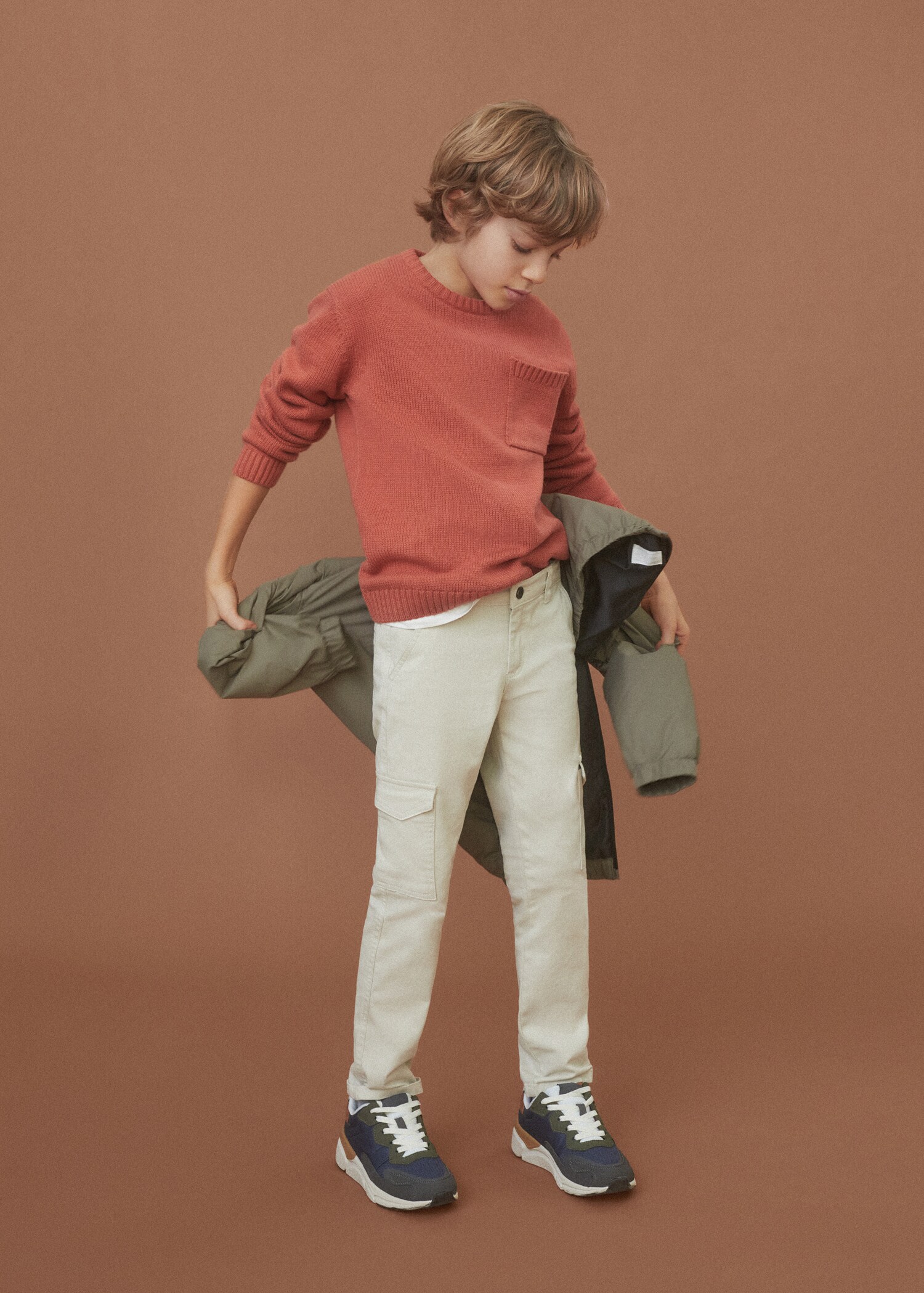 Cotton cargo trousers - Details of the article 5