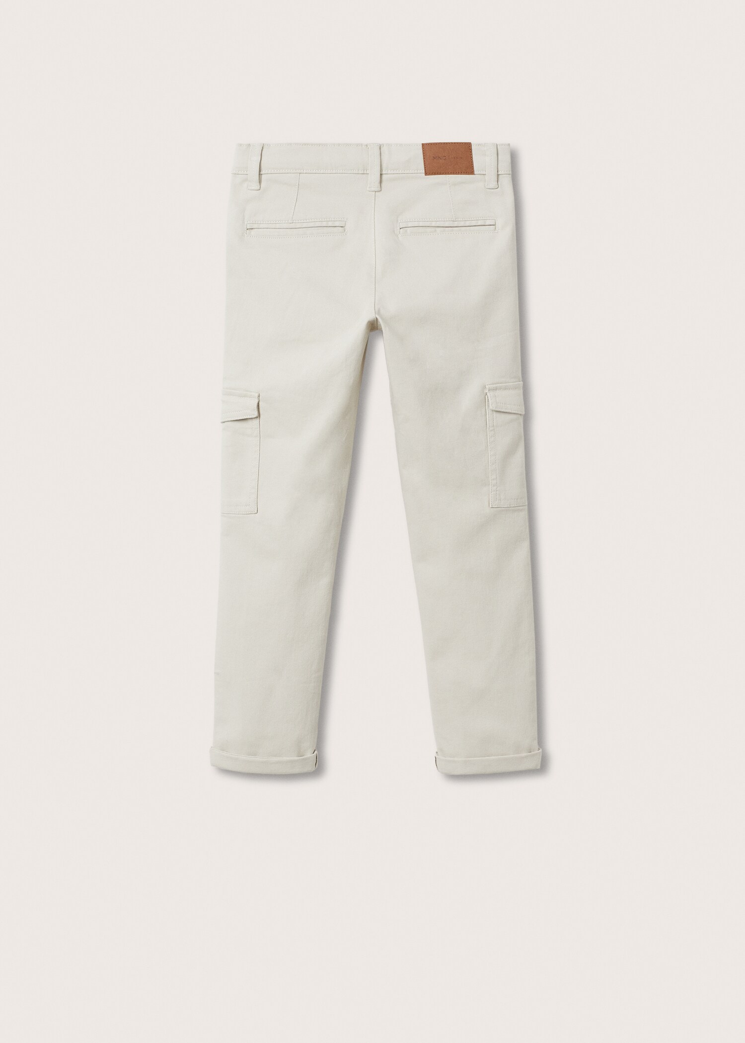 Cotton cargo trousers - Reverse of the article