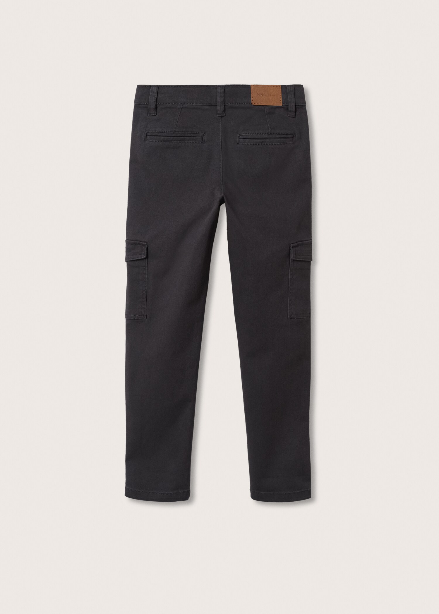 Cotton cargo trousers - Reverse of the article