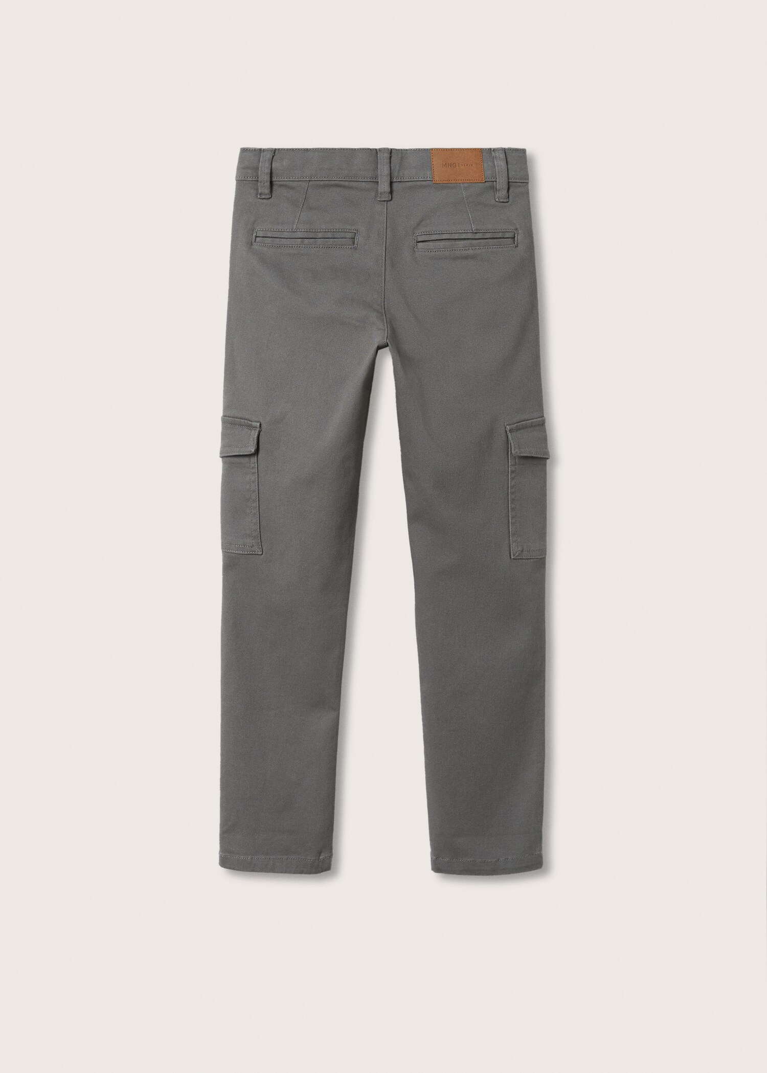 Cotton cargo trousers - Reverse of the article