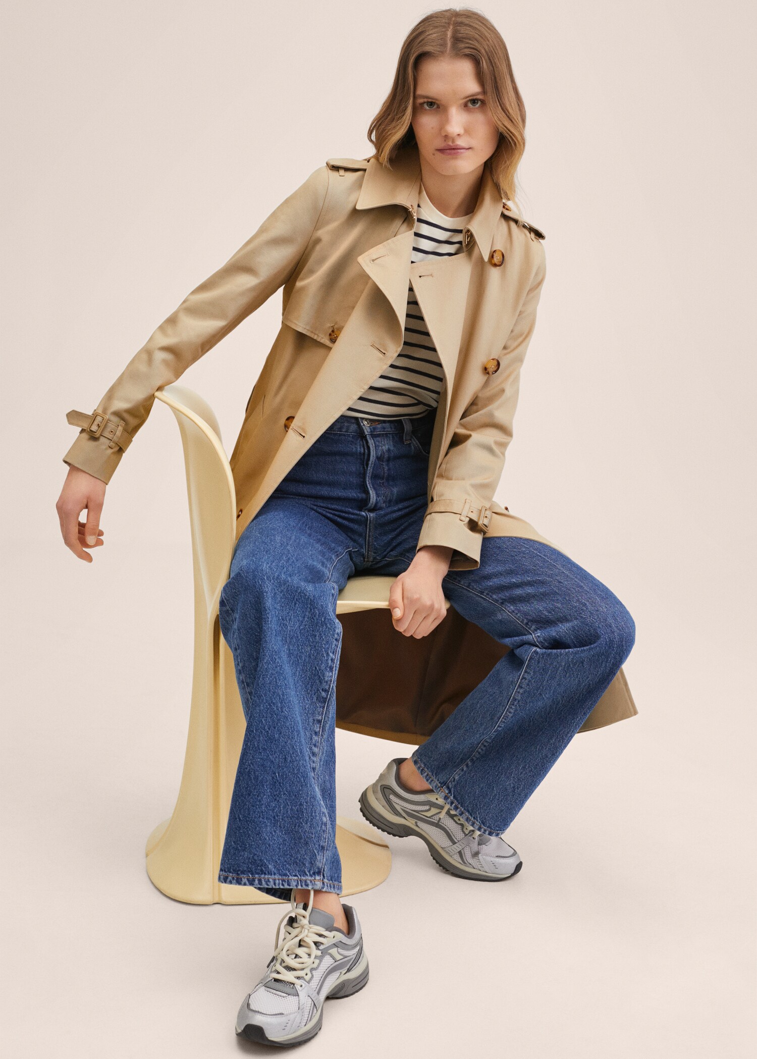 Cotton classic trench coat - Details of the article 2