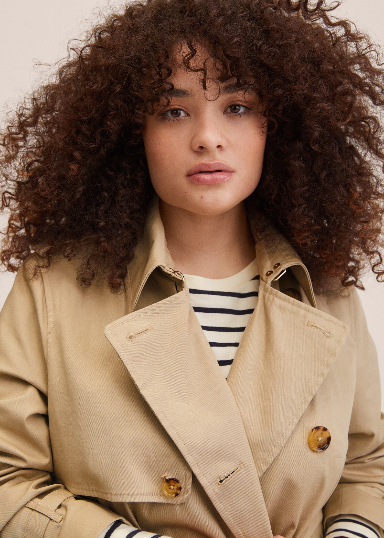 Cotton classic trench coat - Details of the article 5