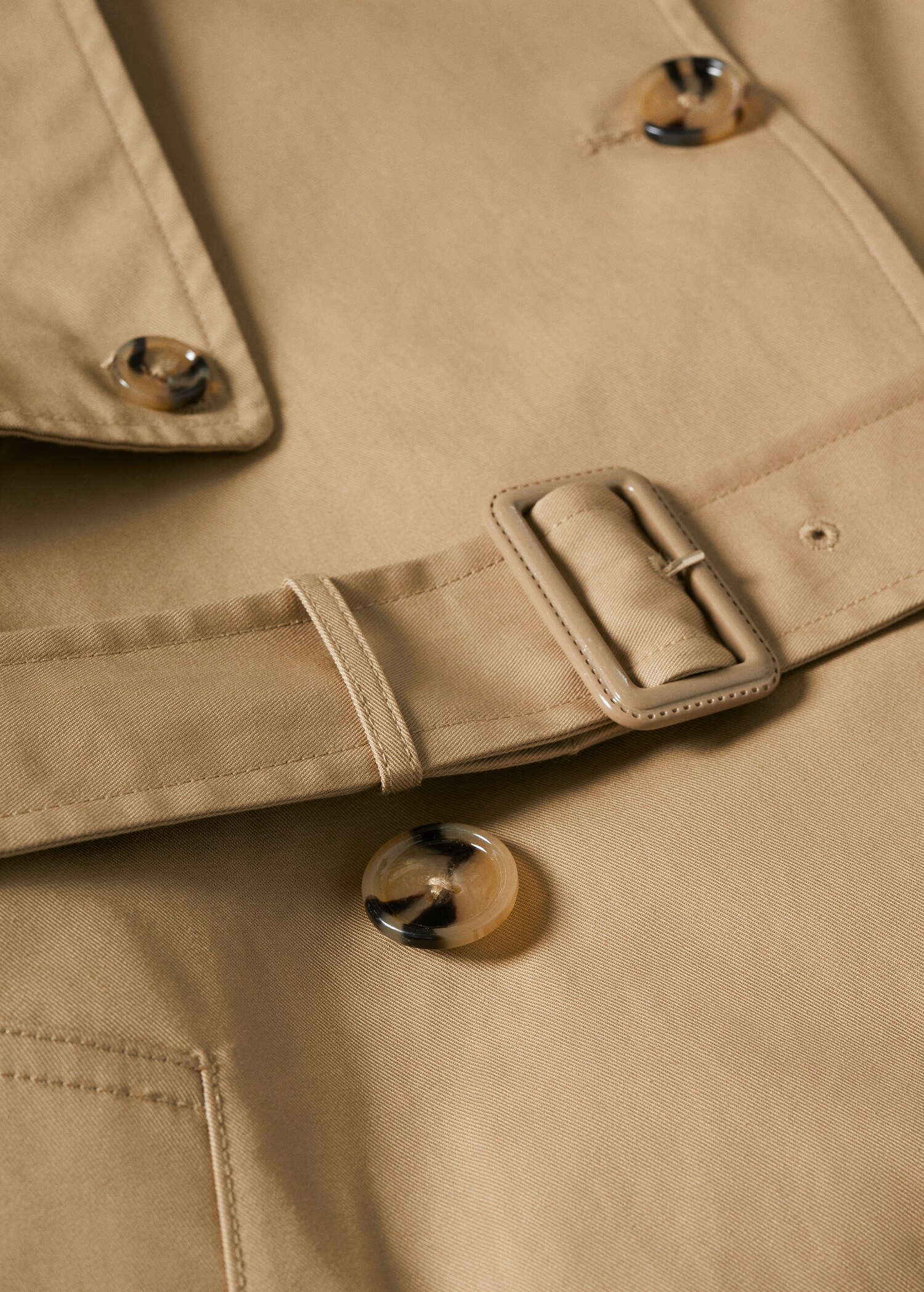 Cotton classic trench coat - Details of the article 8
