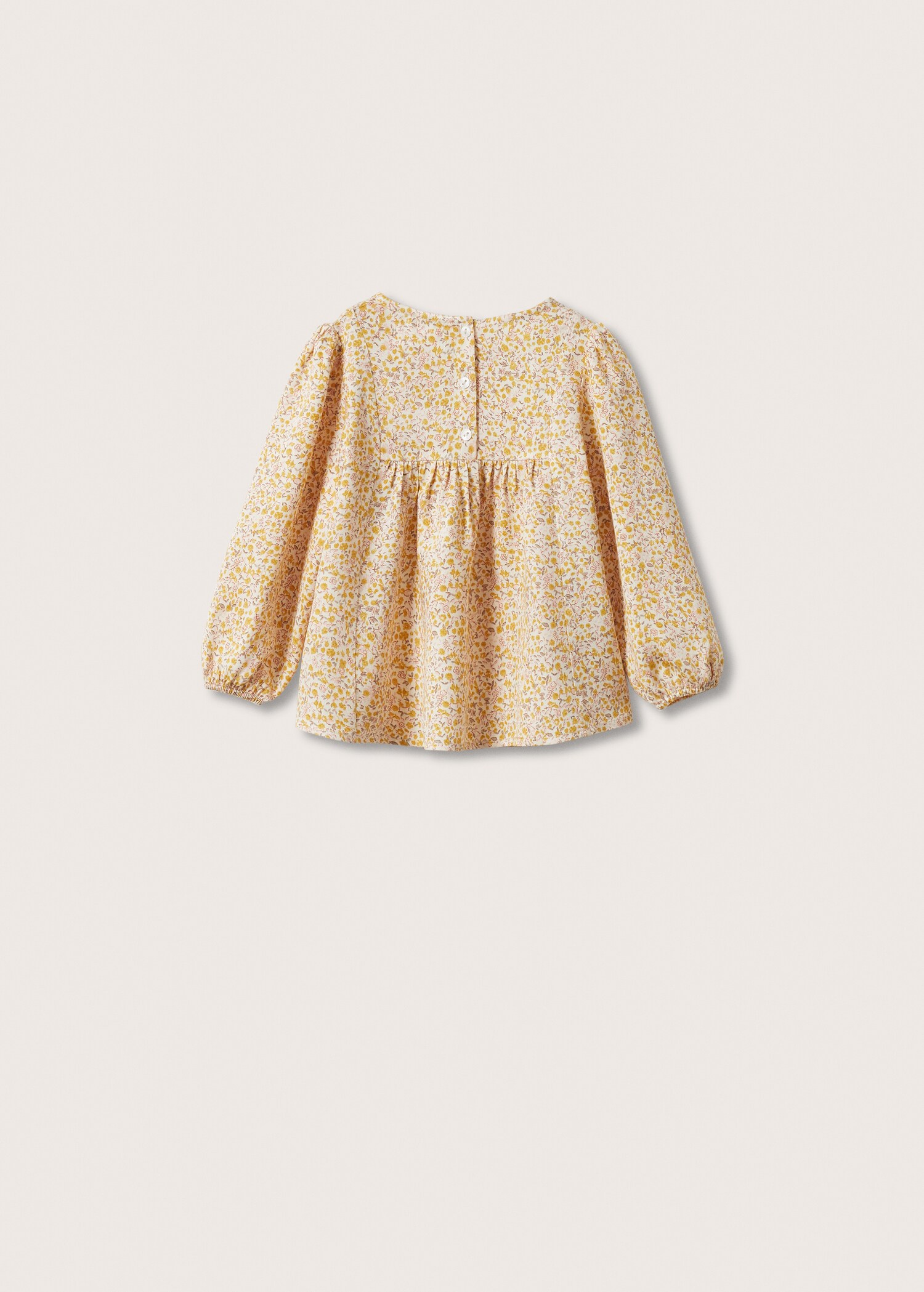 Bluse mit Blumenmuster - Rückseite des Artikels