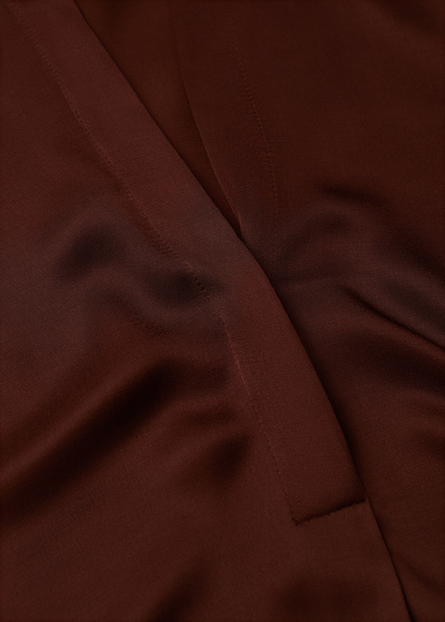 Saténová blůza oversize - Detail zboží 8