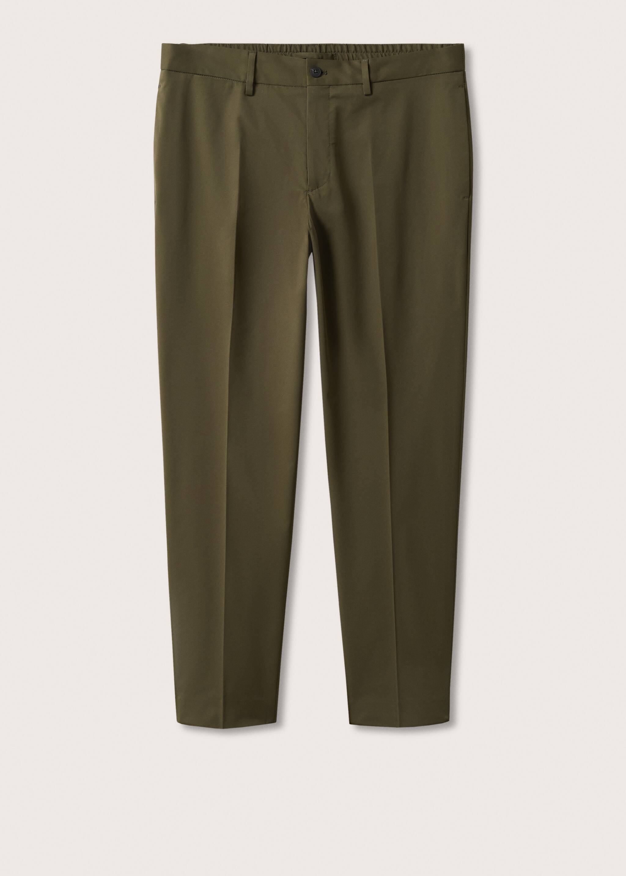 Slim-fit stretch suit trousers - Article without model