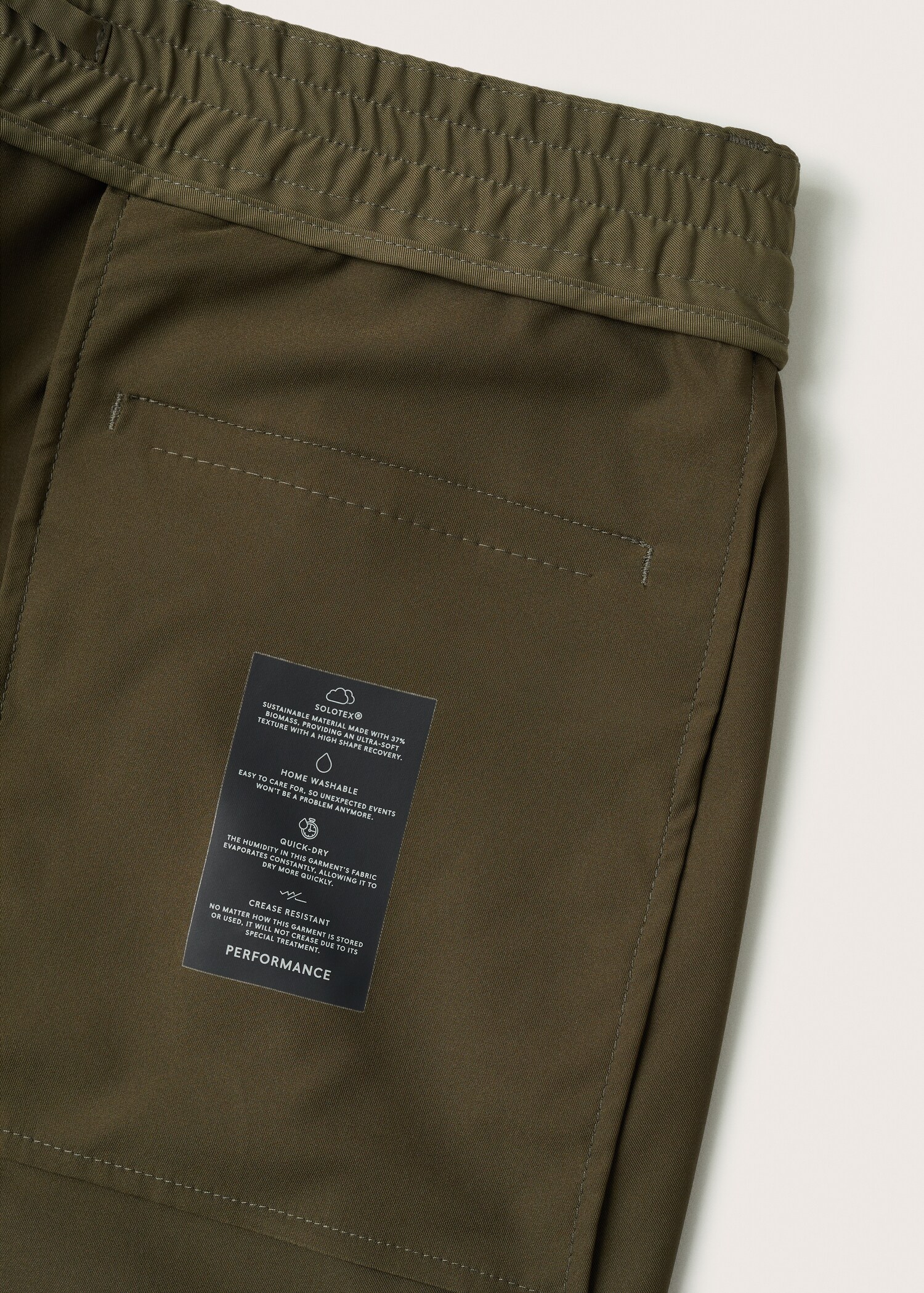 Pantalón traje slim fit stretch - Detalle del artículo 8