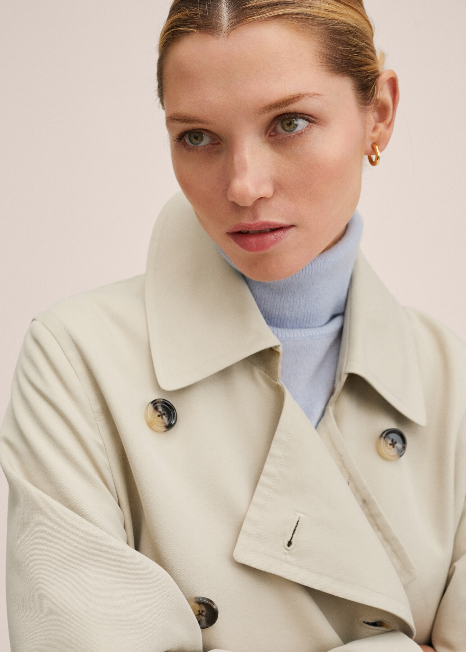 Double breasted trench - Details of the article 1