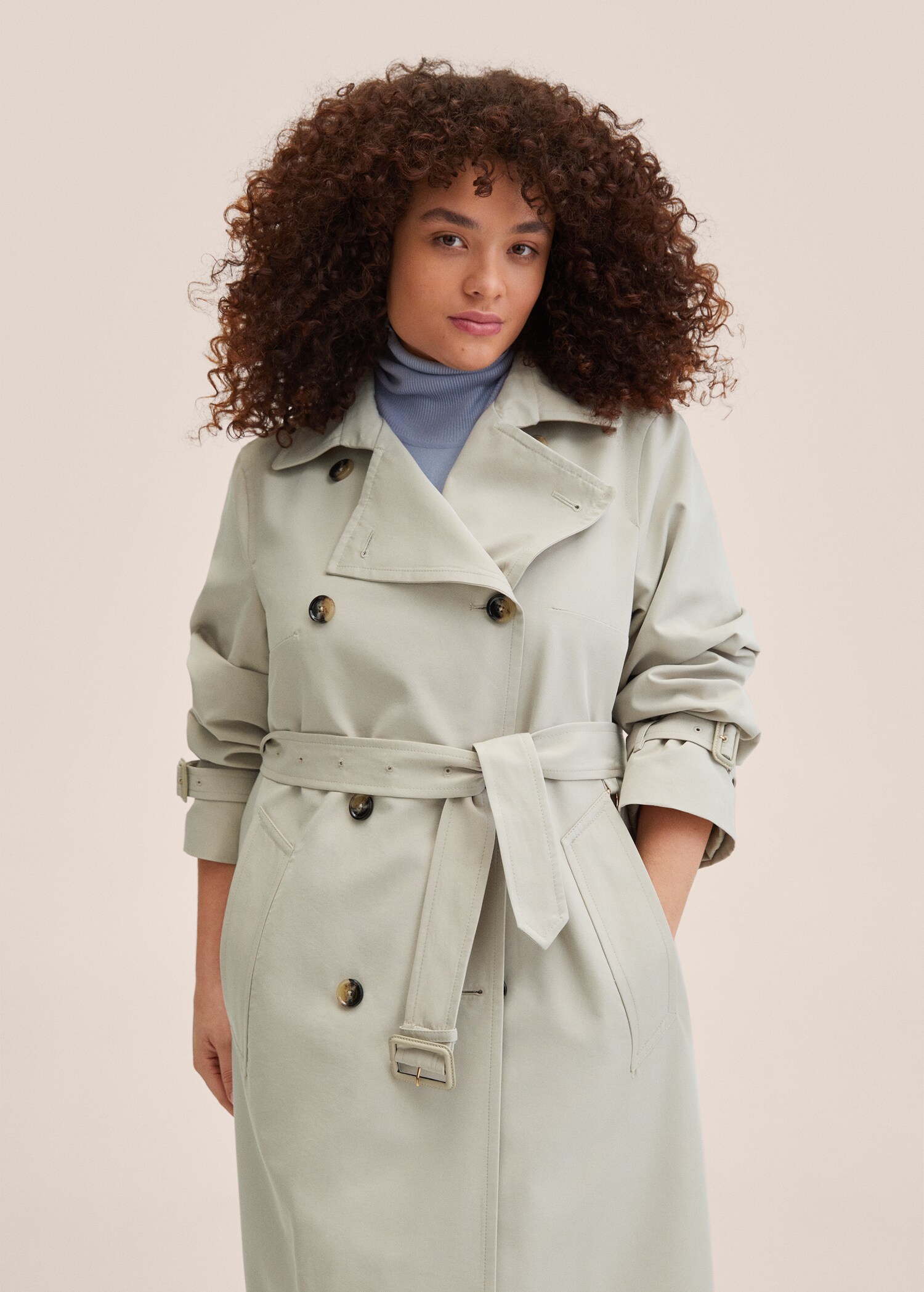 Double breasted trench - Details of the article 4