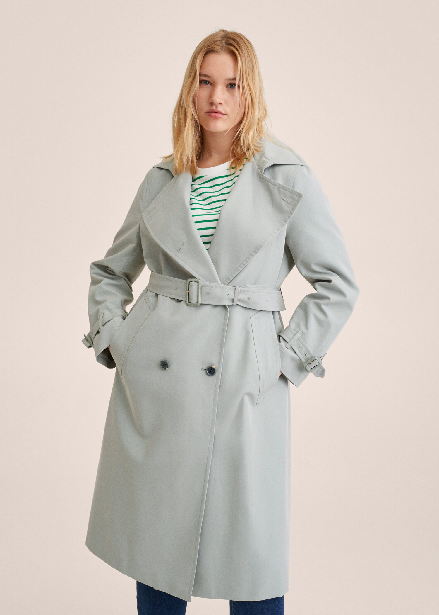 Double breasted trench - Details of the article 5