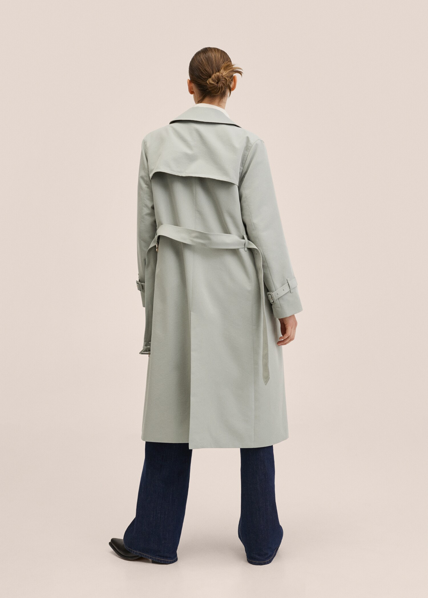 Double breasted trench - Reverse of the article