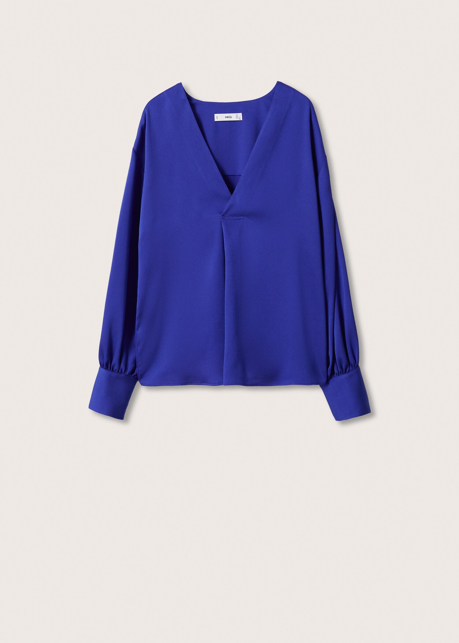Satin finish flowy blouse - Article without model