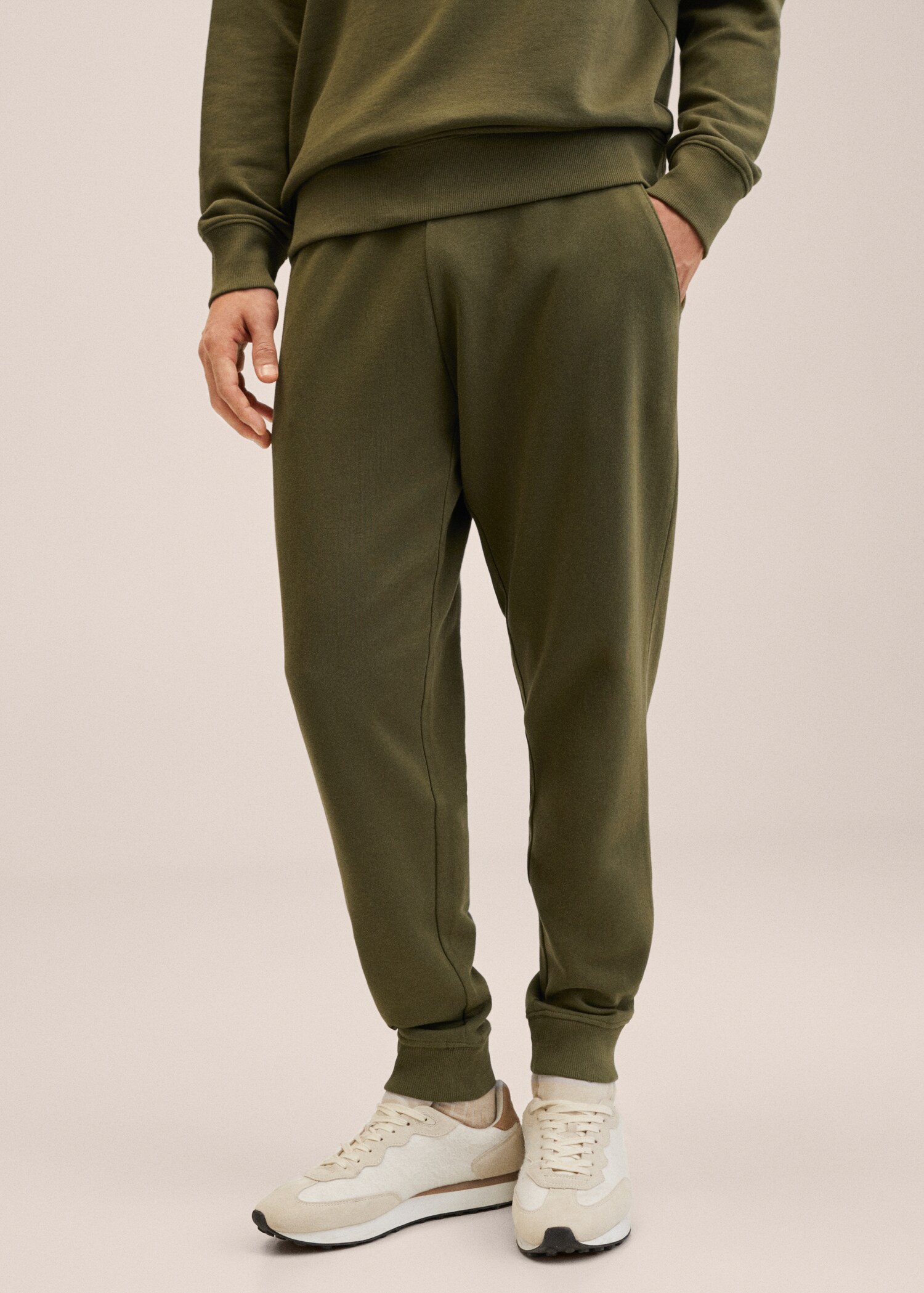 Pantalón jogger algodón - Plano medio