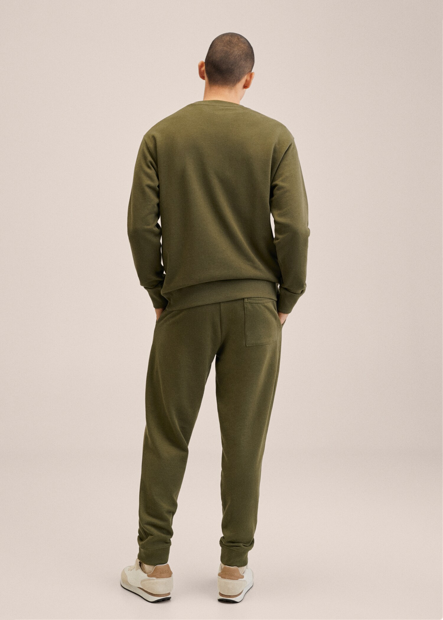 Pantalón jogger algodón - Reverso del artículo
