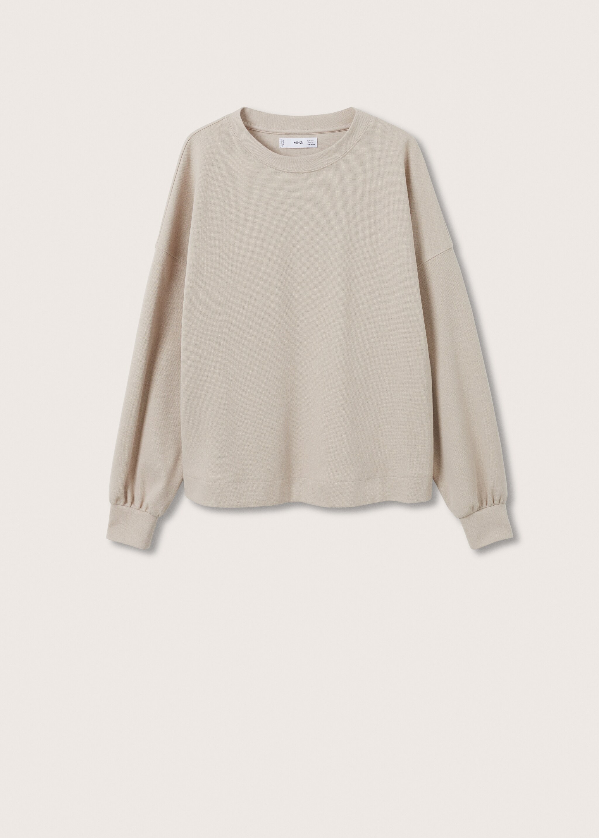Oversize cotton sweatshirt - Article without model