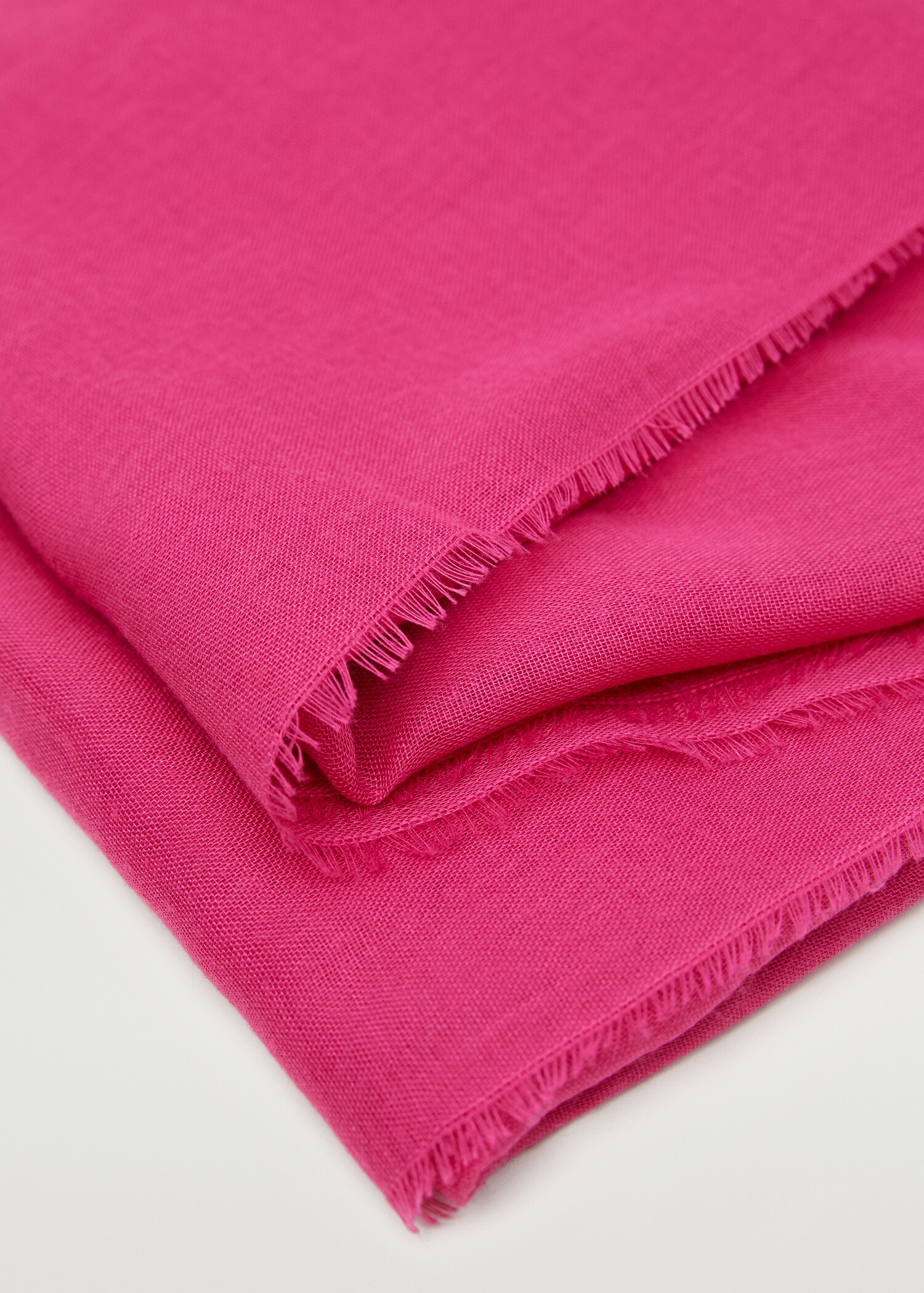 Frayed edge scarf - Medium plane