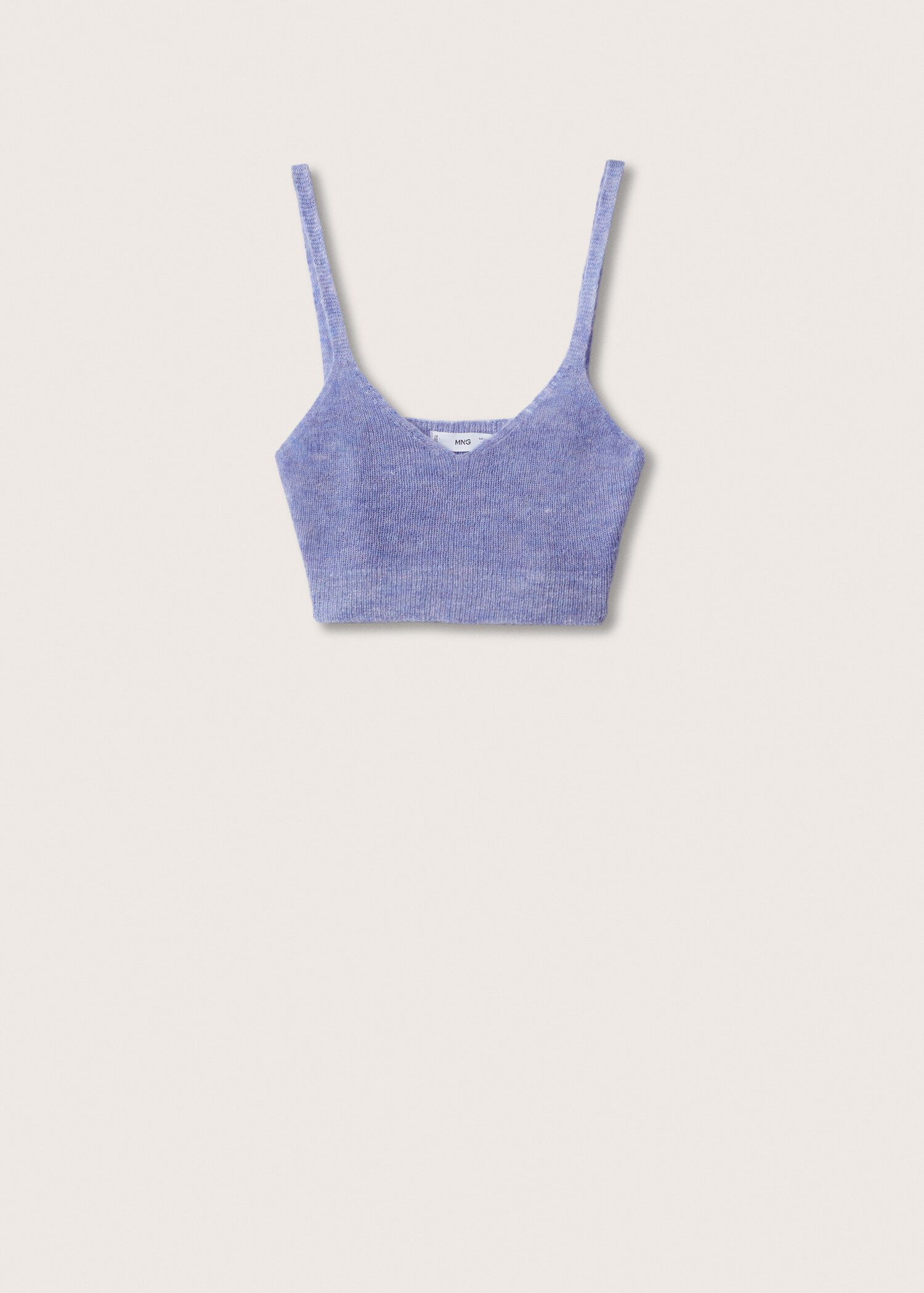 Knitted cropped top - Article without model