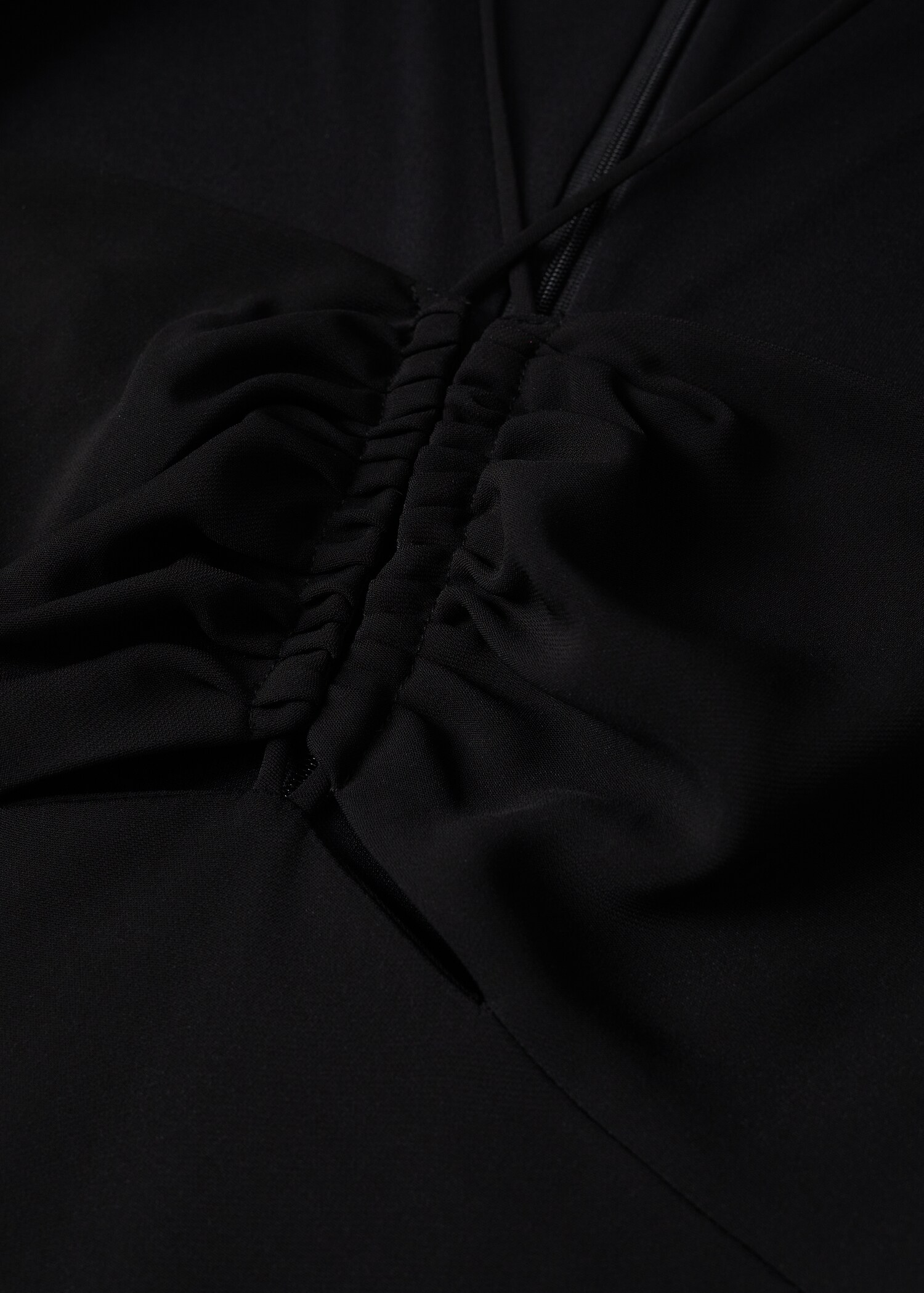 Překřížené šaty s nabíráním - Detail zboží 8
