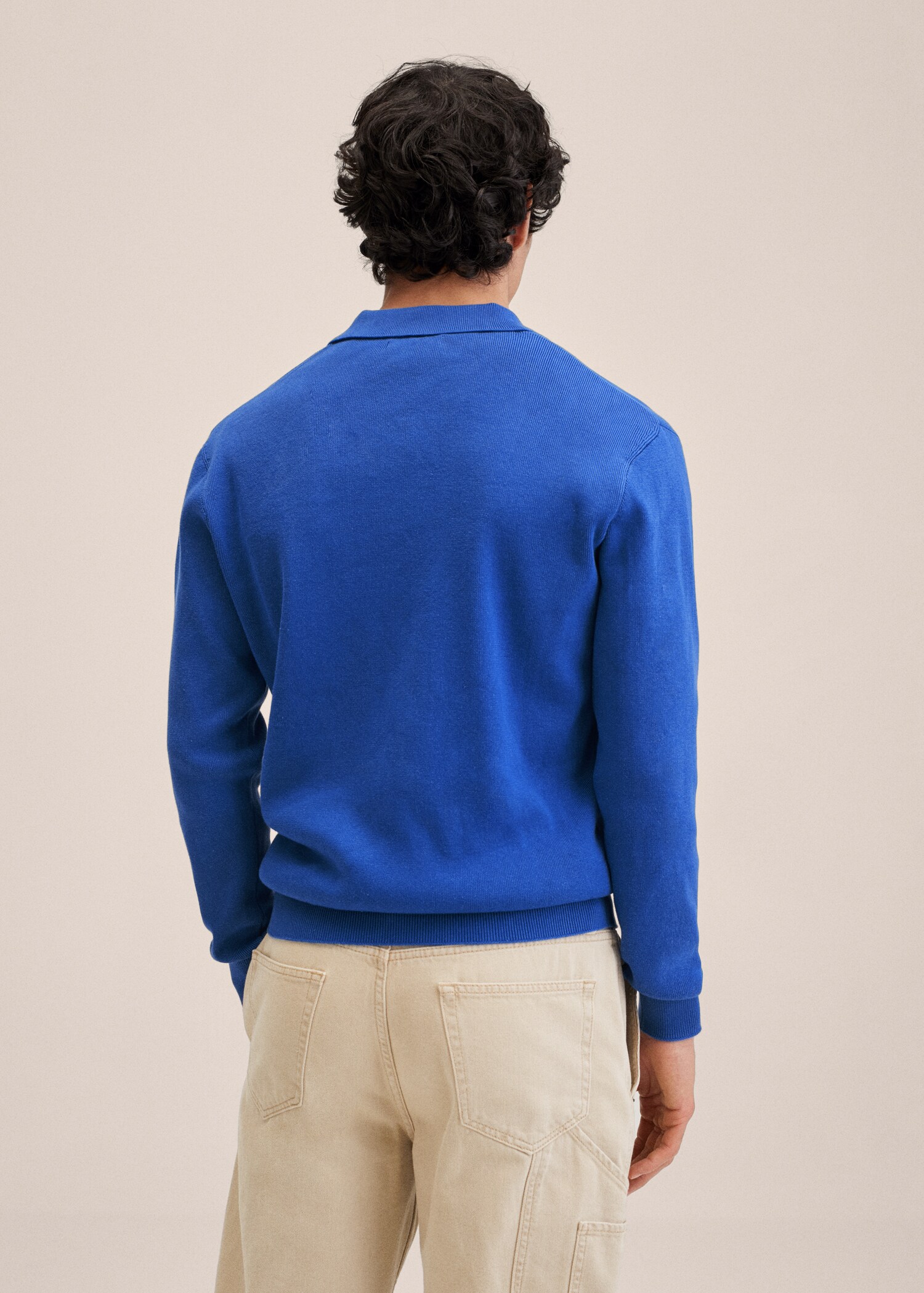Polo punto algodón - Reverso del artículo