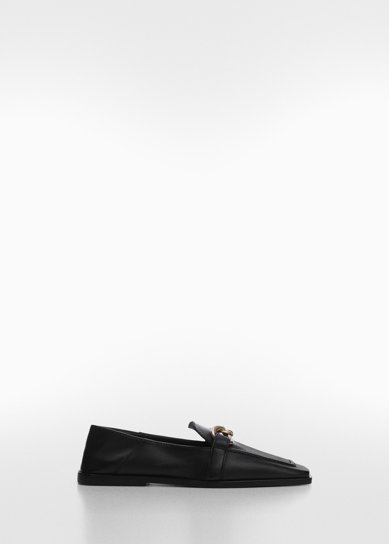 Buckle leather moccasins - Article without model