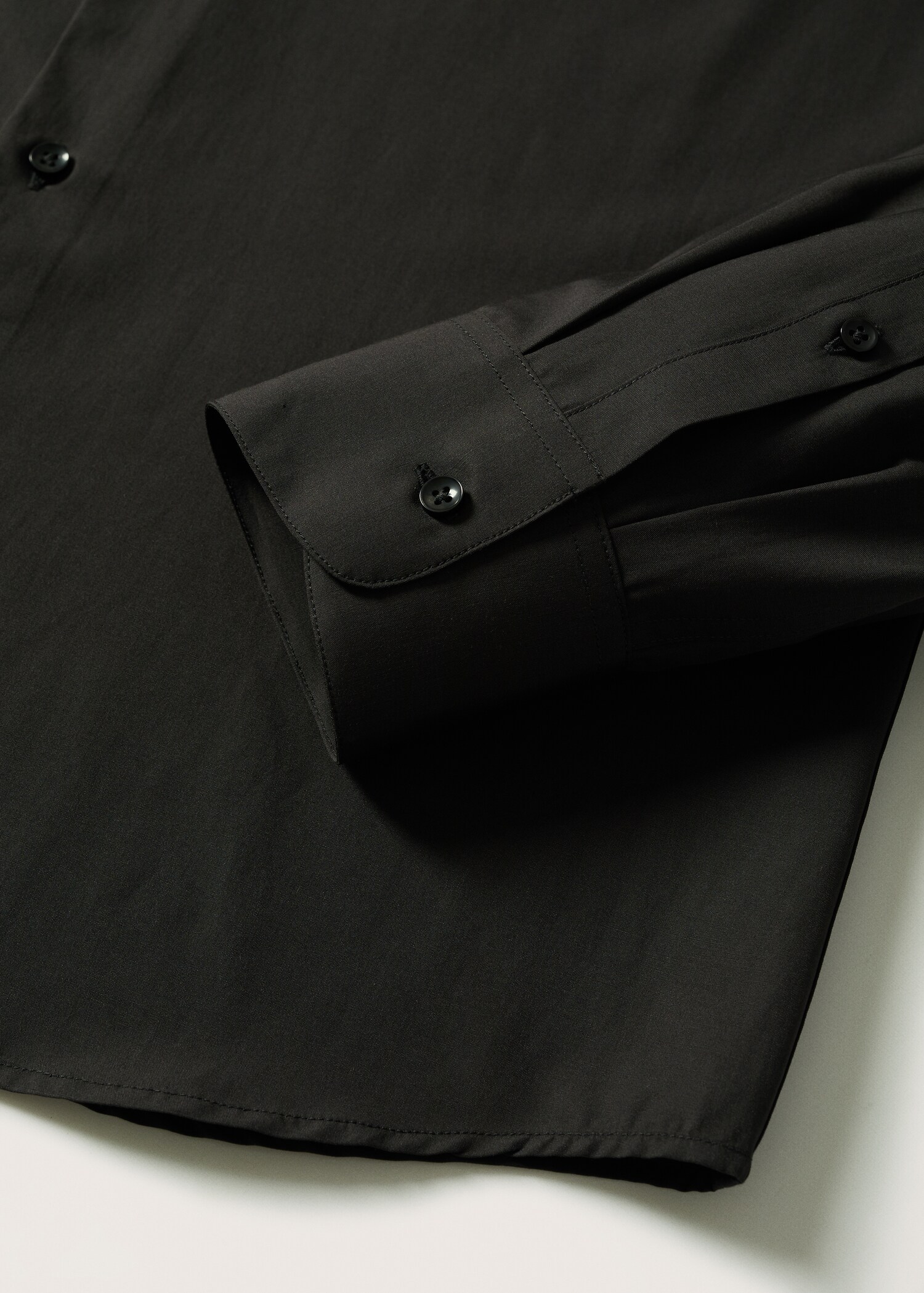 Slim fit Mao collar shirt - Details of the article 7