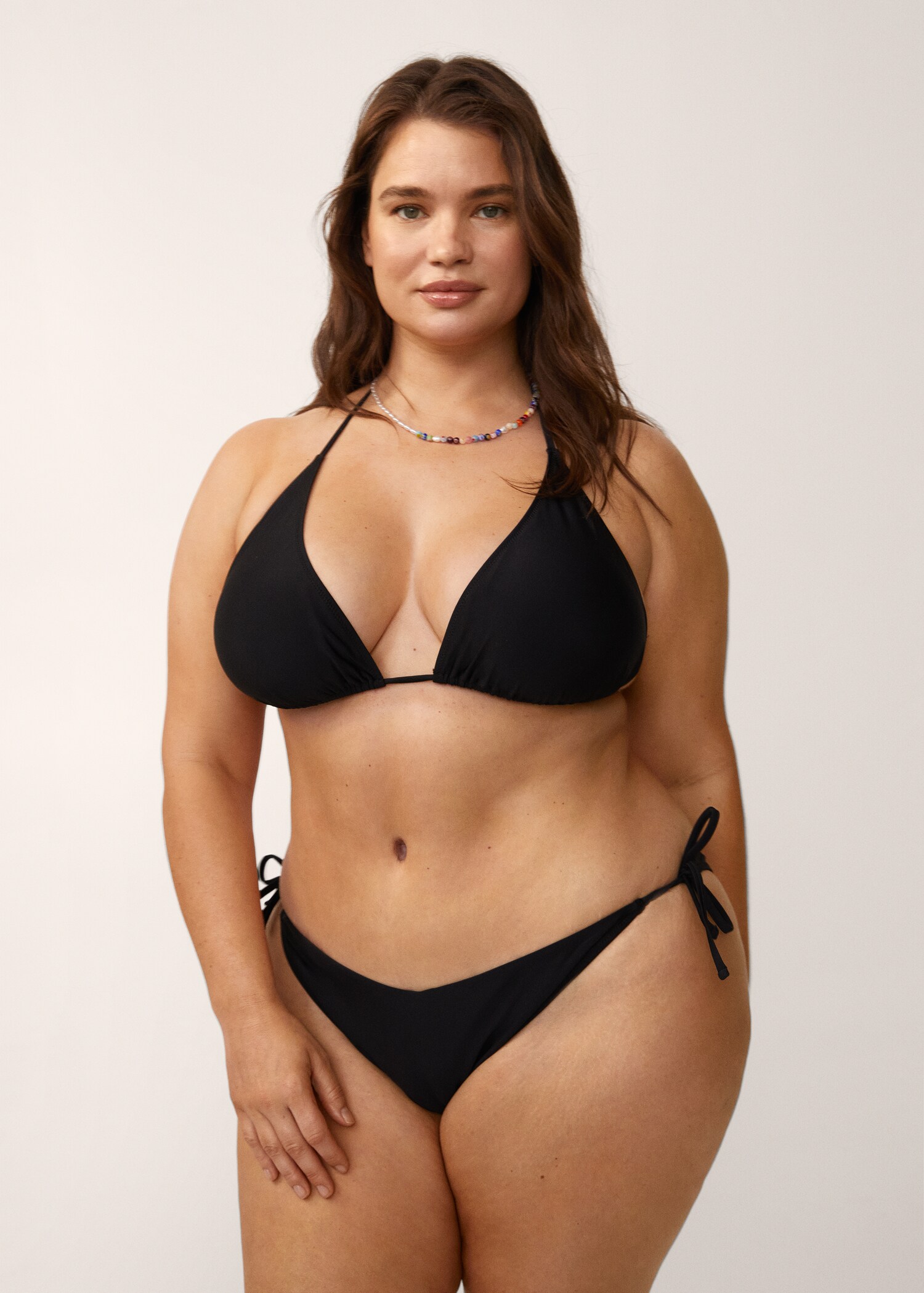 Tie bikini bottom - Medium plane