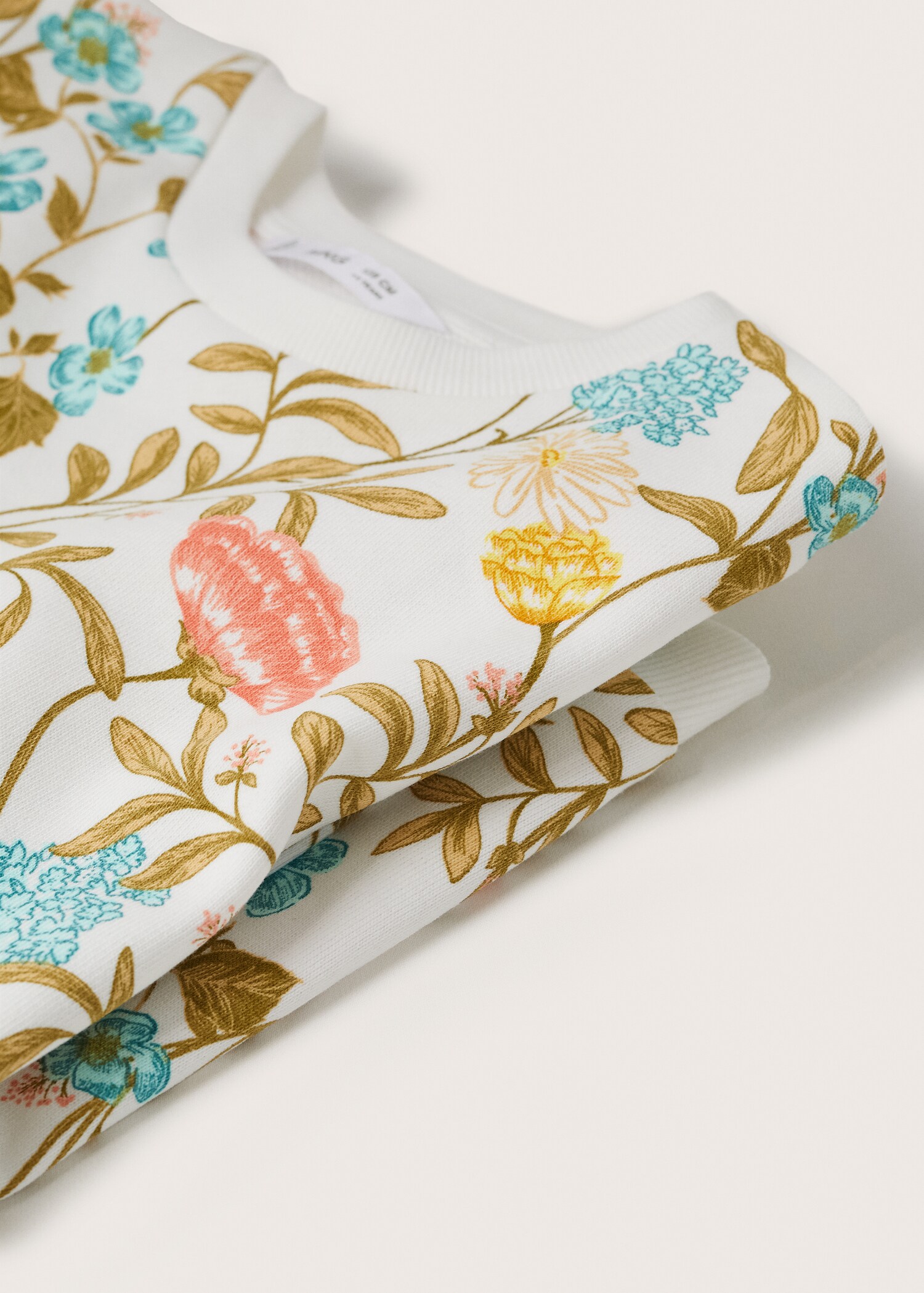 Sudadera estampado floral - Detalle del artículo 8