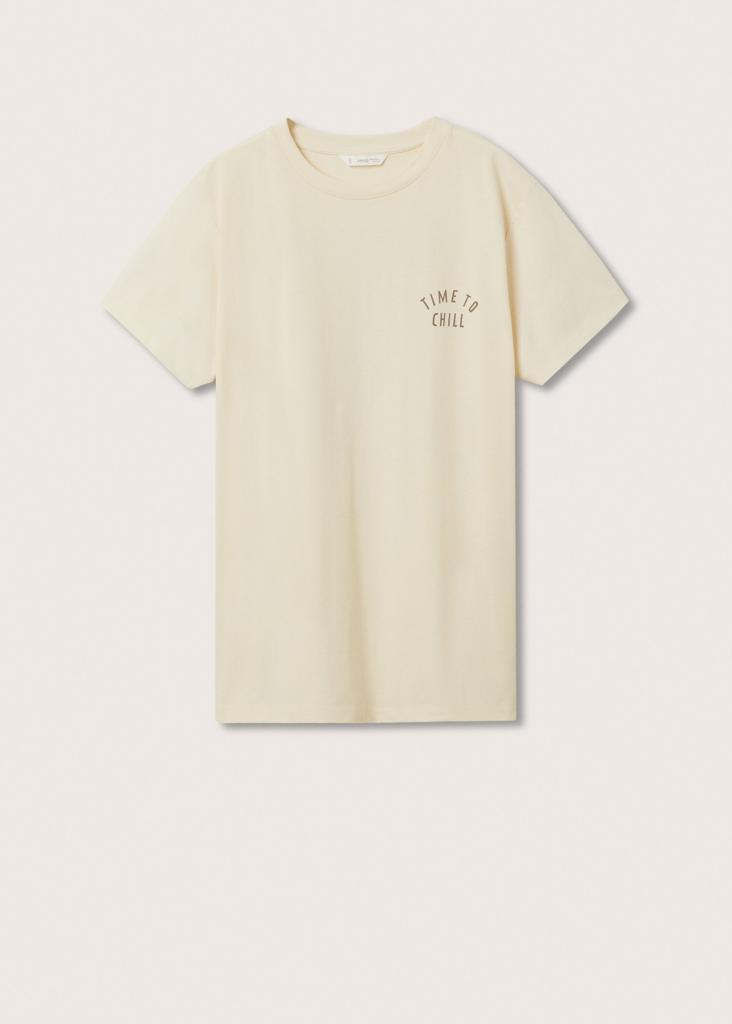 Printed t-shirt on the back - Article without model