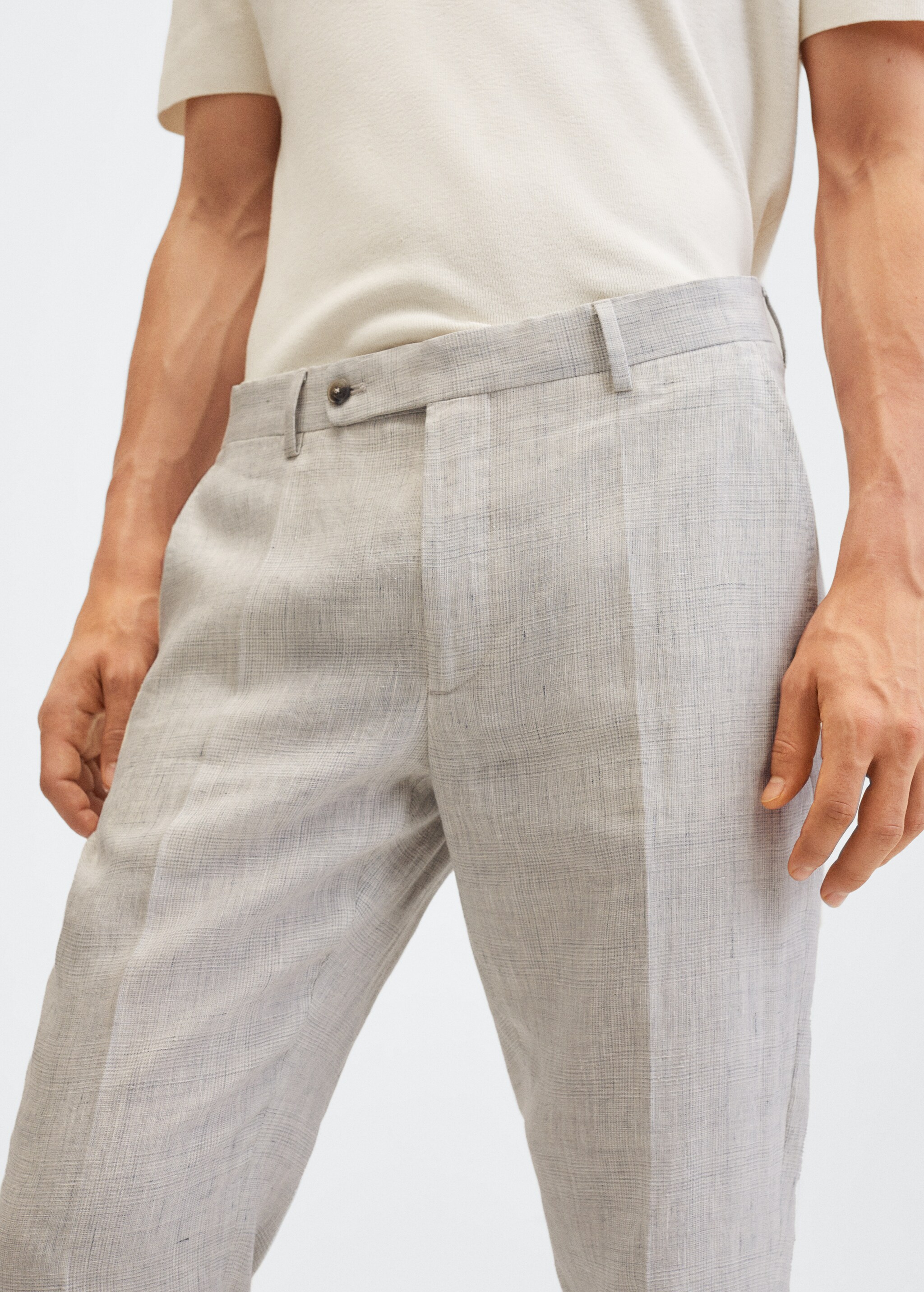 Pantalón traje lino - Detalle del artículo 1