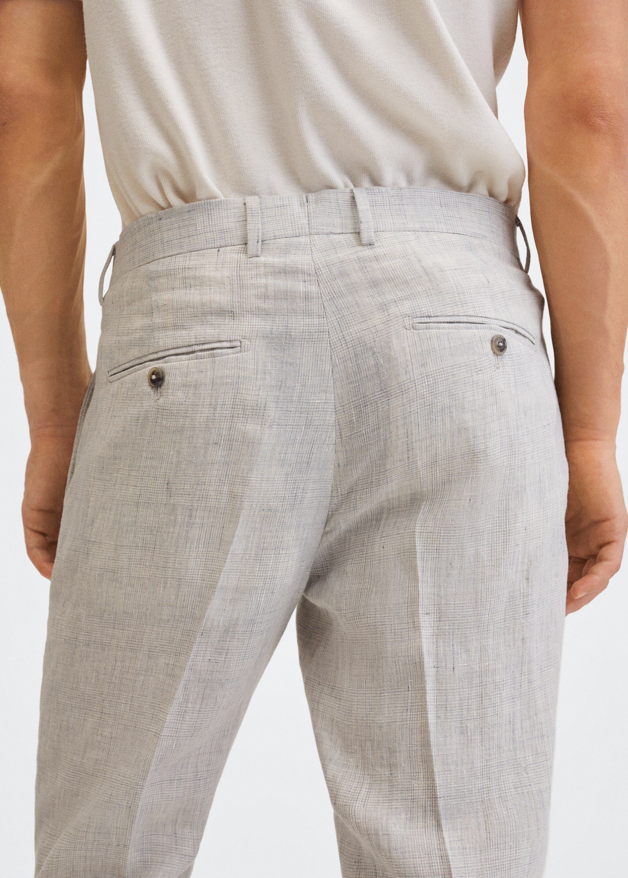 Pantalón traje lino - Detalle del artículo 3
