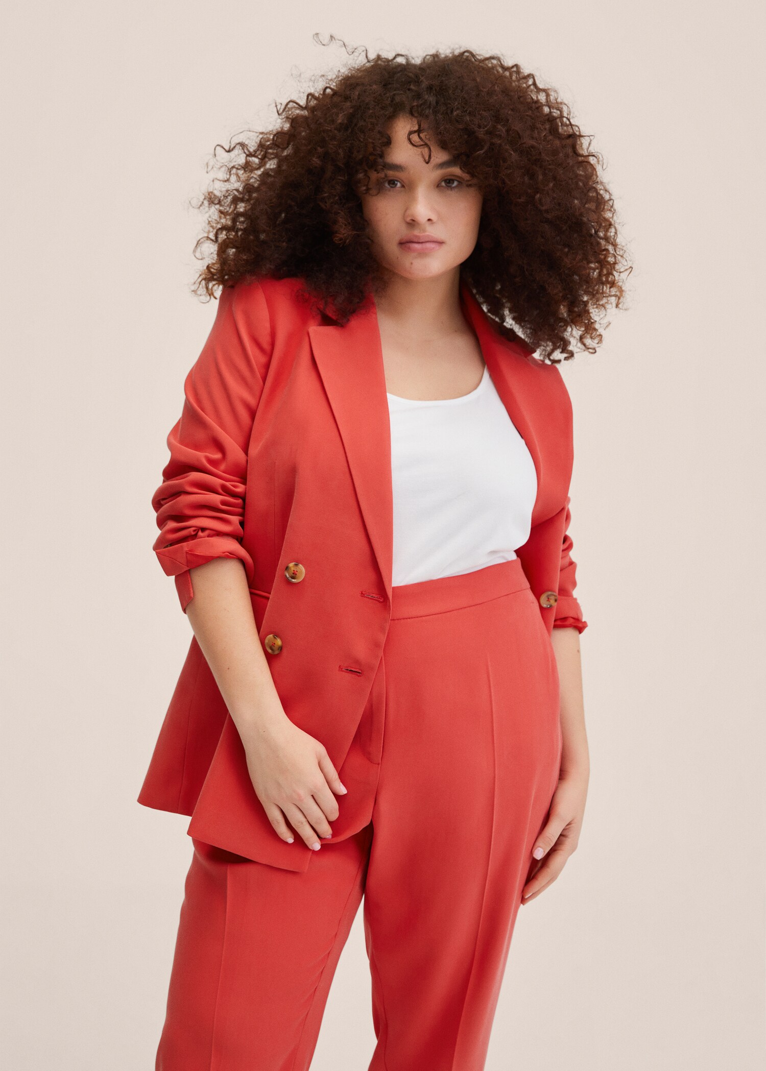 Straight suit trousers - Details of the article 5