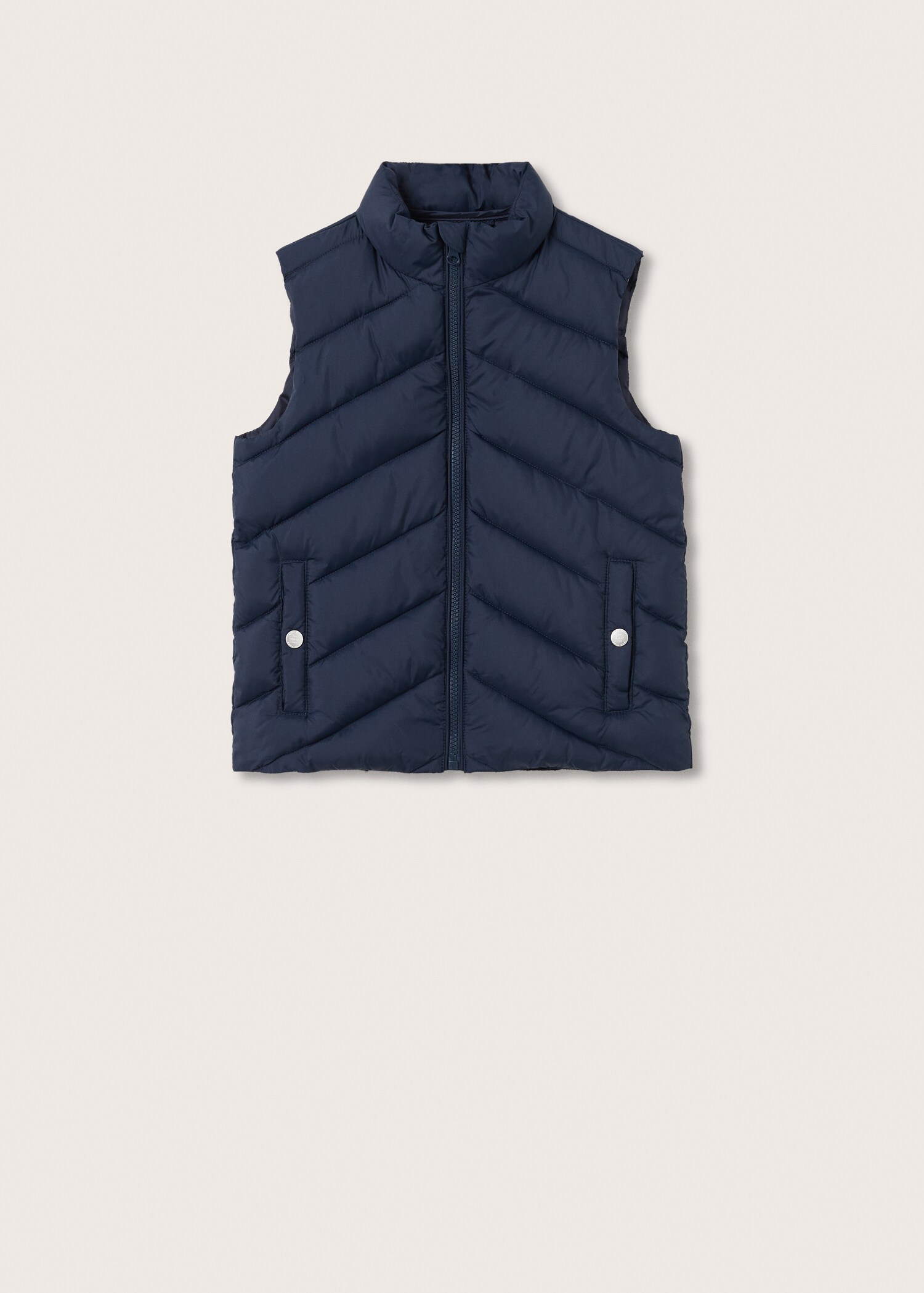 Gilet imbottito tasche - Articolo senza modello