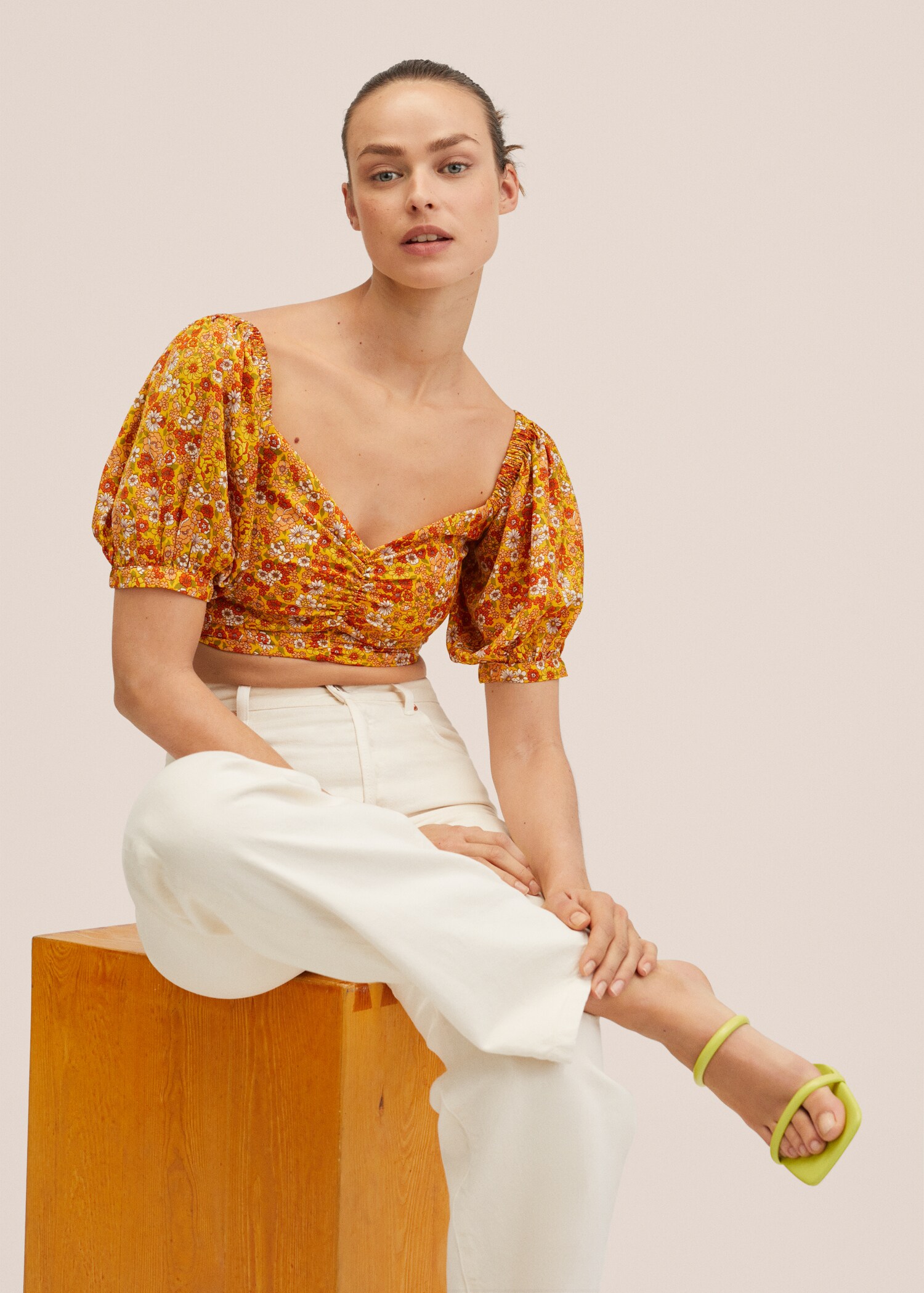 Mintás croptop  - A termék adatai 2
