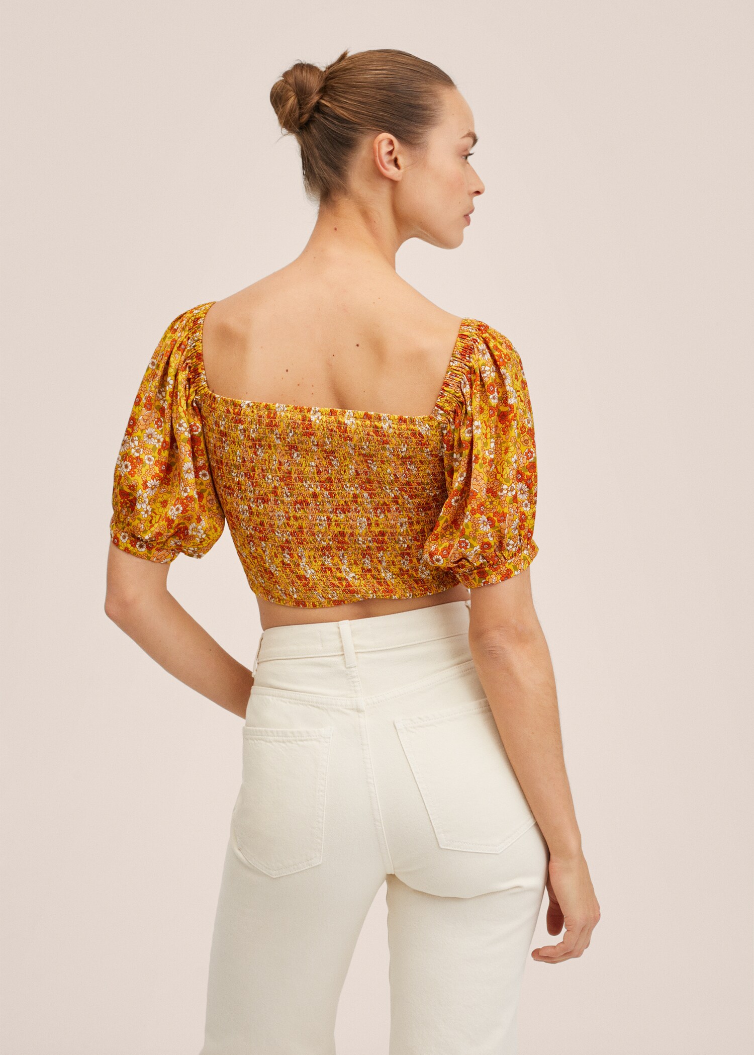 Mintás croptop  - A cikk hátulja
