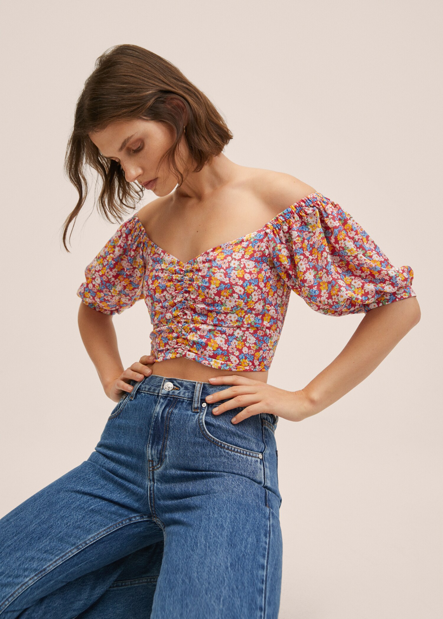 Top crop estampat - Detall de l'article 2
