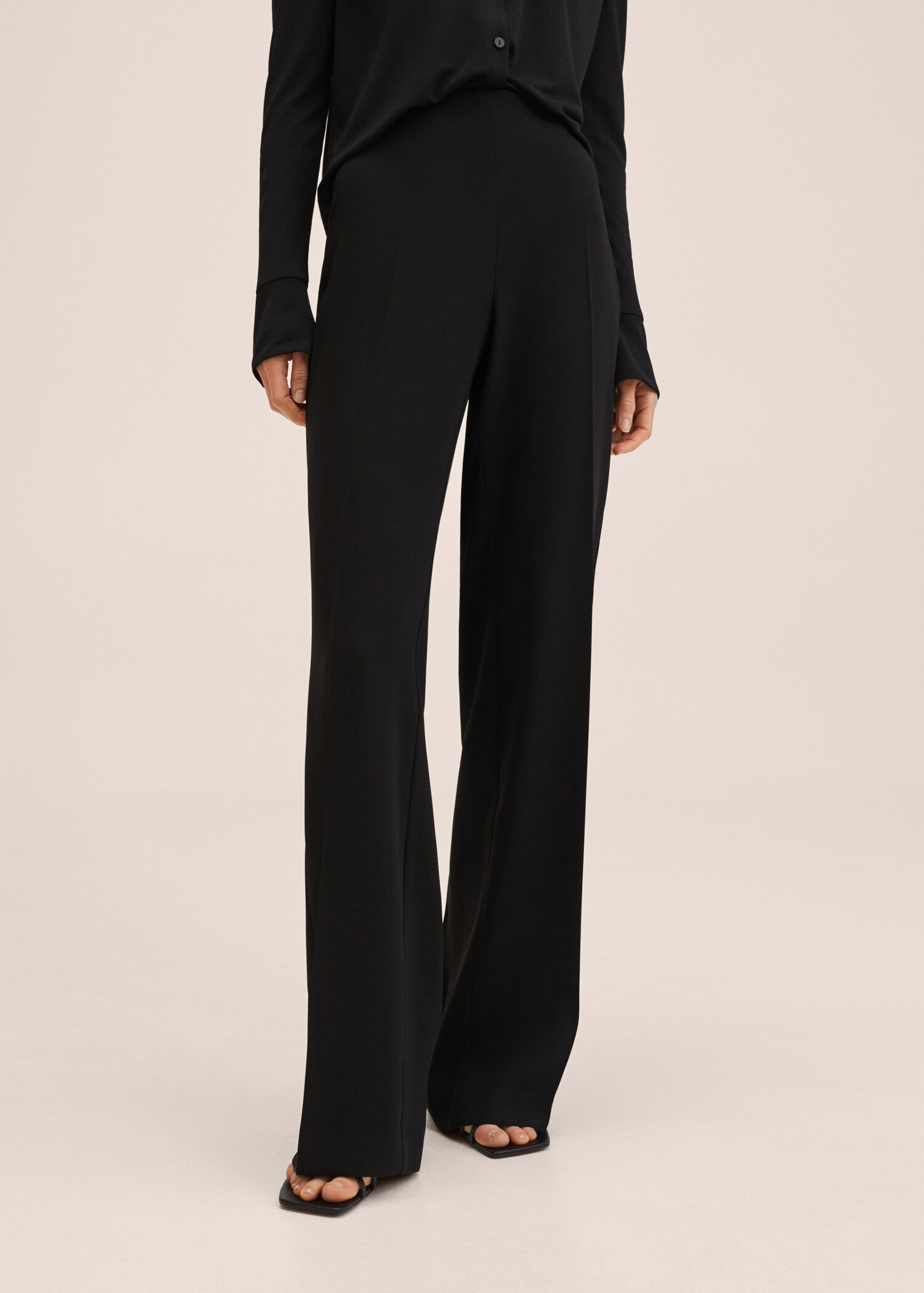 Pantalón traje wideleg  - Plano medio