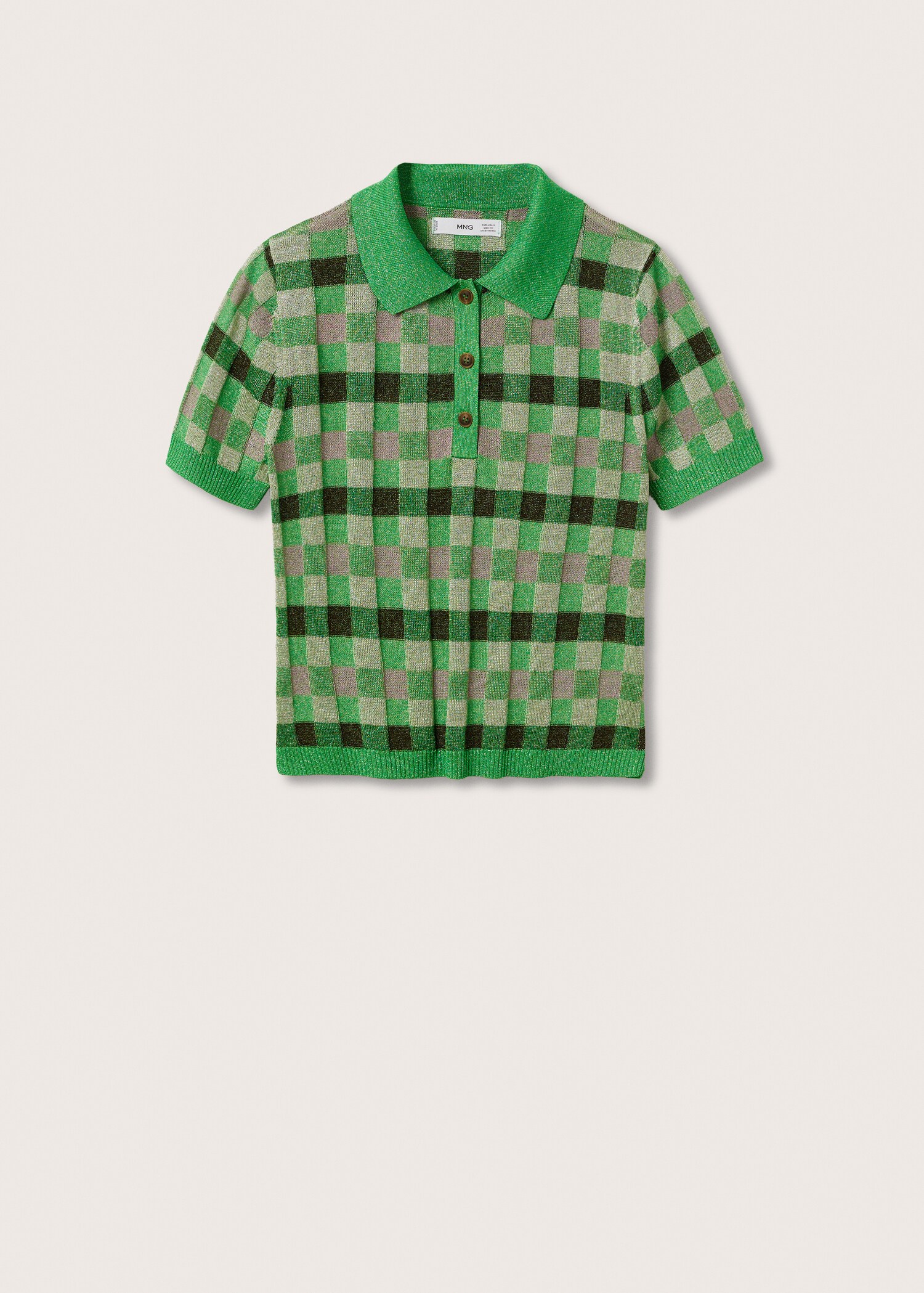 Polo punto fino estampado - Artículo sin modelo