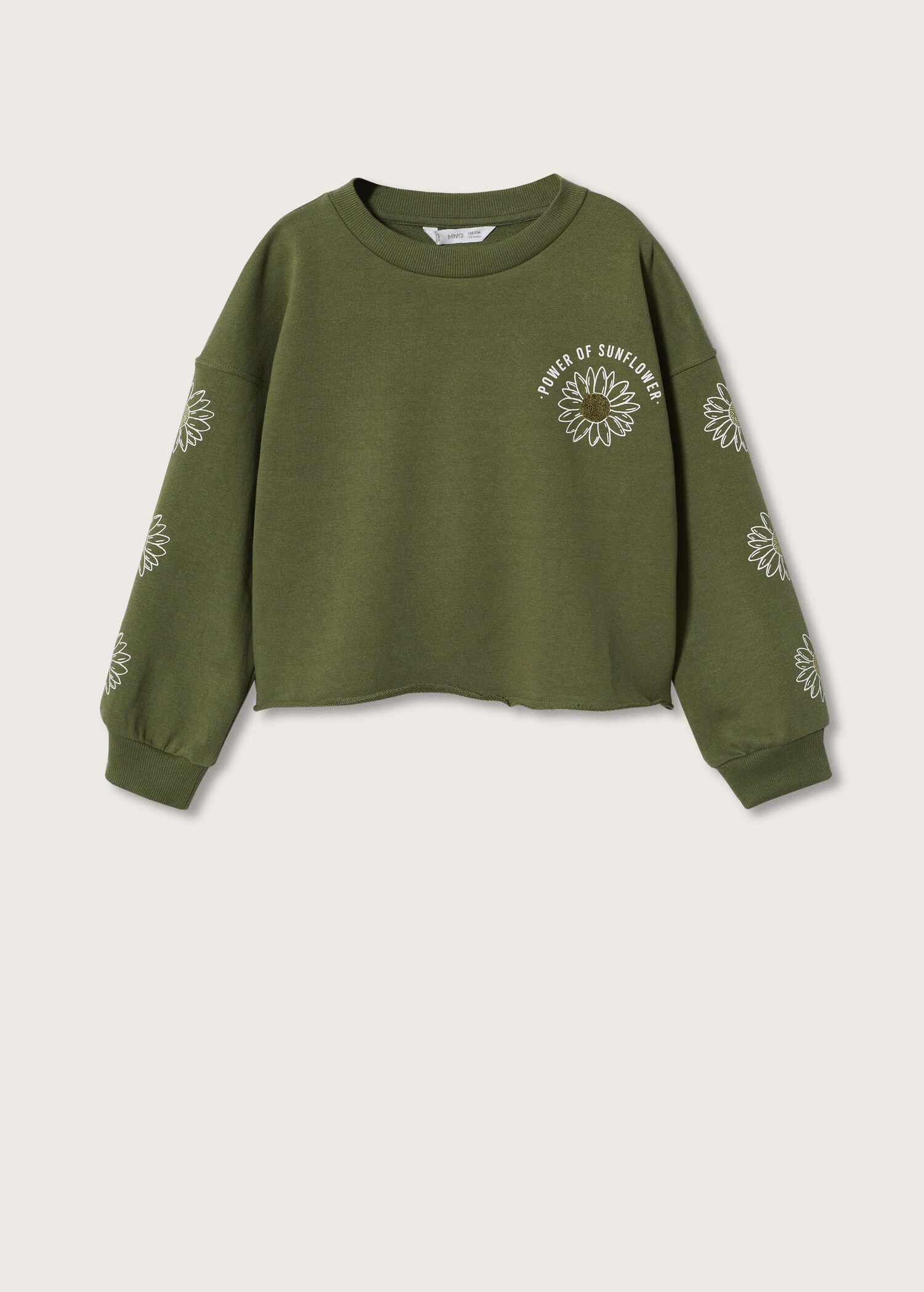 Embroidered message sweatshirt - Article without model