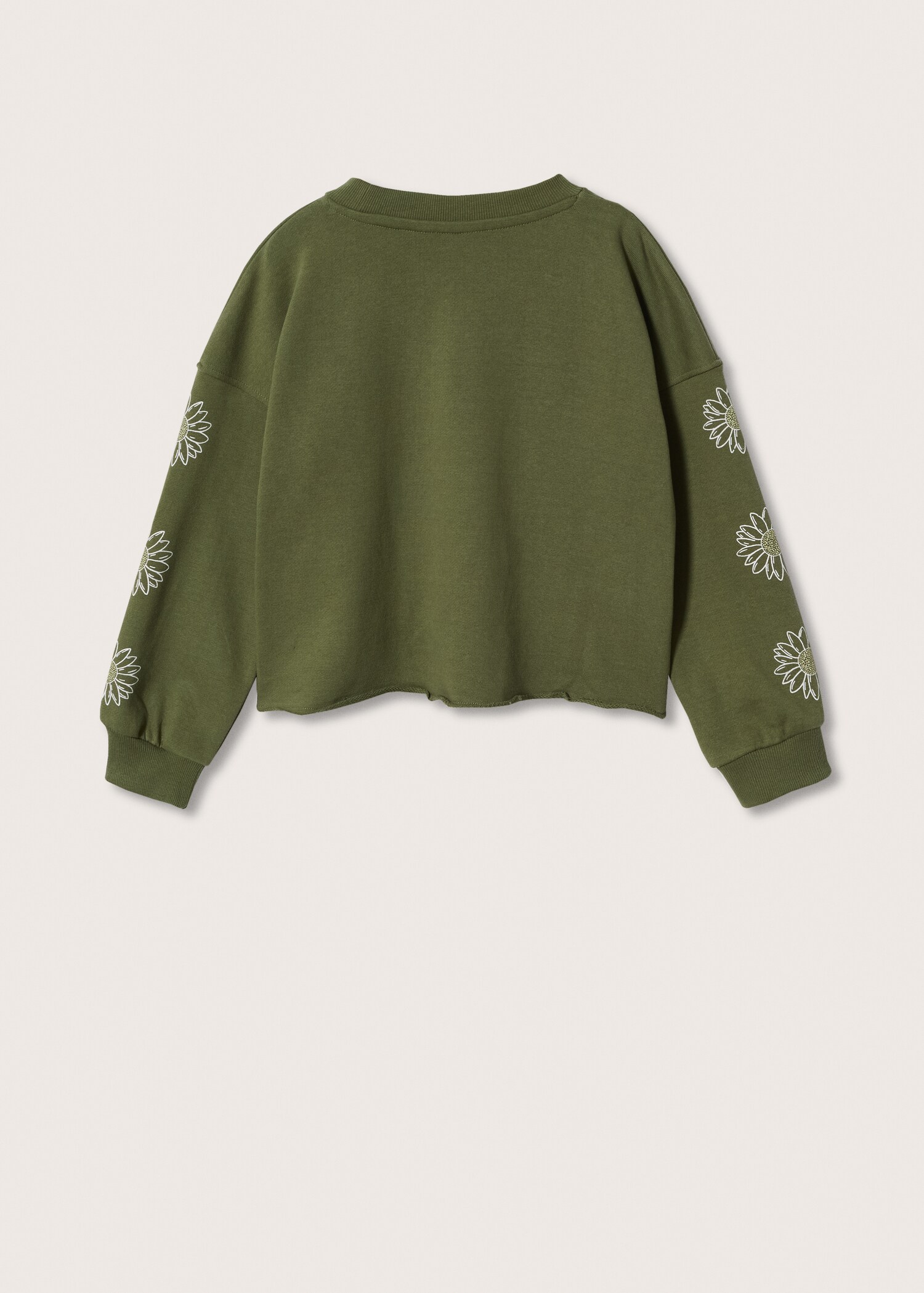 Embroidered message sweatshirt - Reverse of the article
