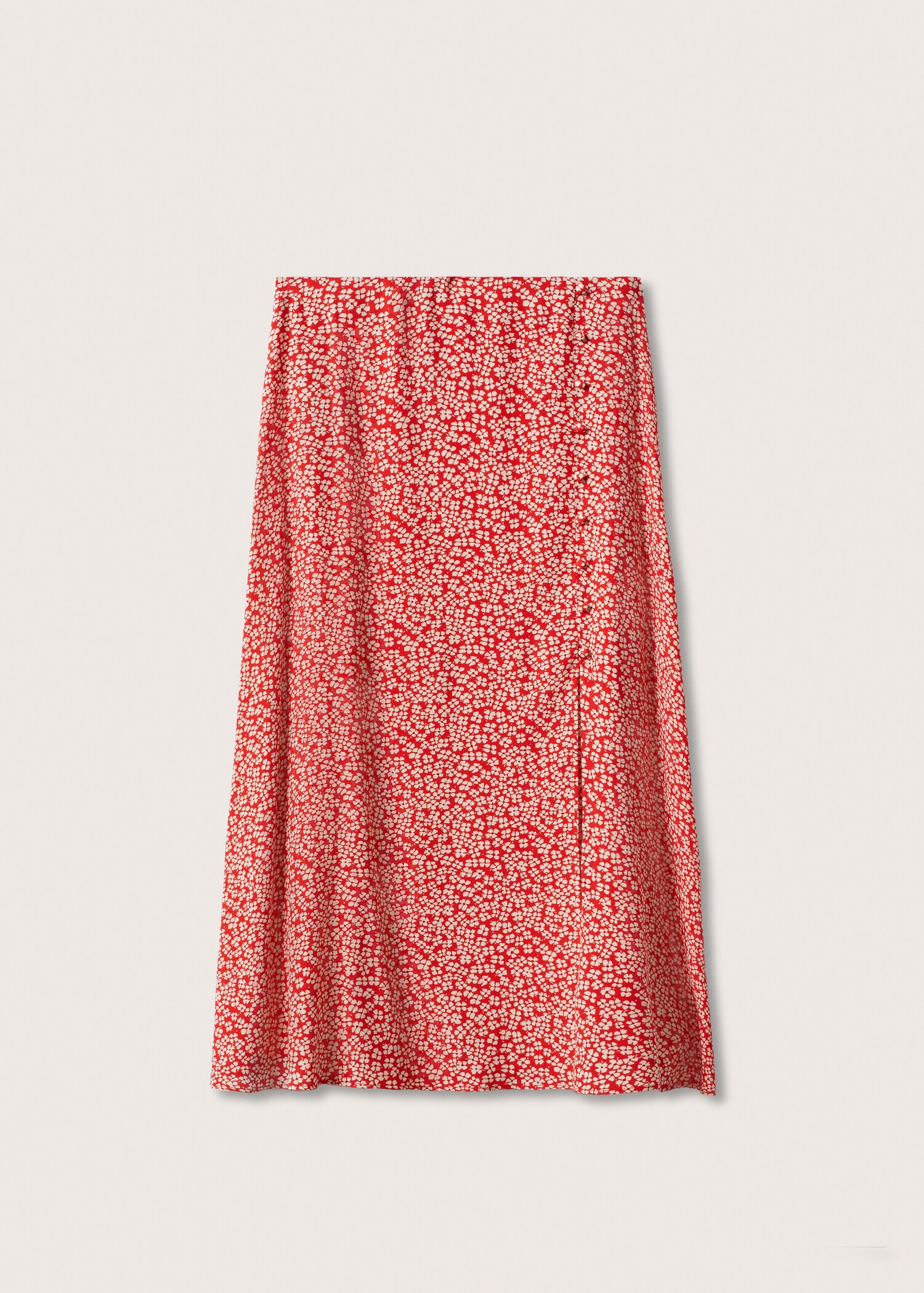 Slit floral skirt - Article without model