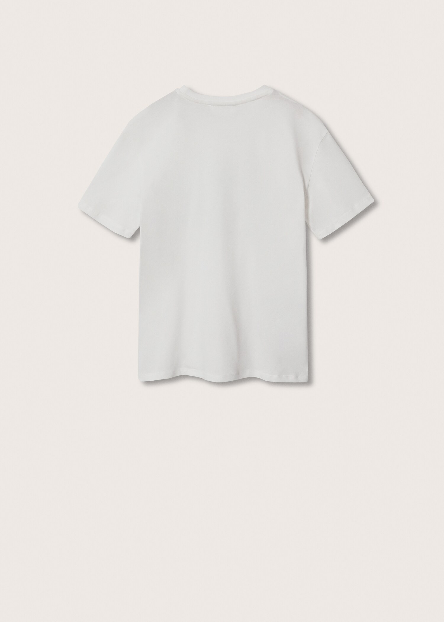 Printed cotton-blend t-shirt - Reverse of the article