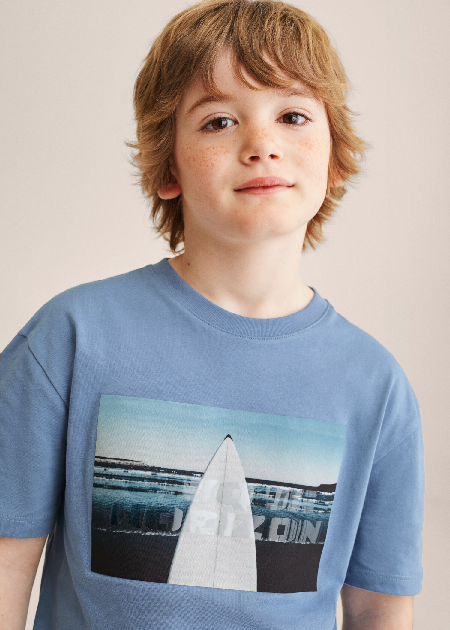 Printed cotton-blend t-shirt - Details of the article 1