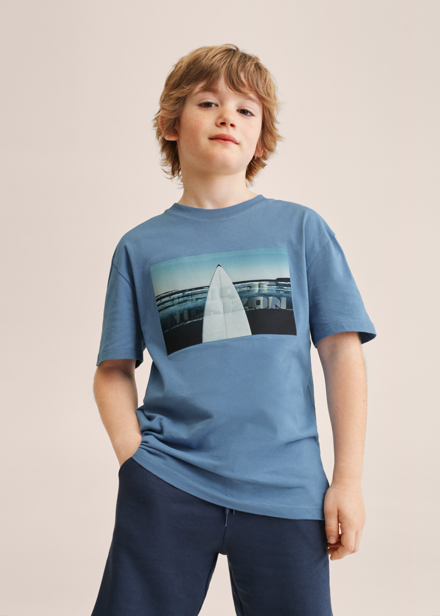Printed cotton-blend t-shirt - Details of the article 3