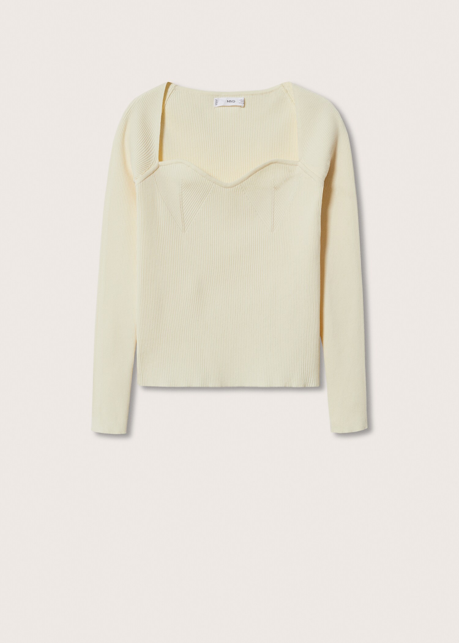 Pullover maglia effetto bra - Articolo senza modello