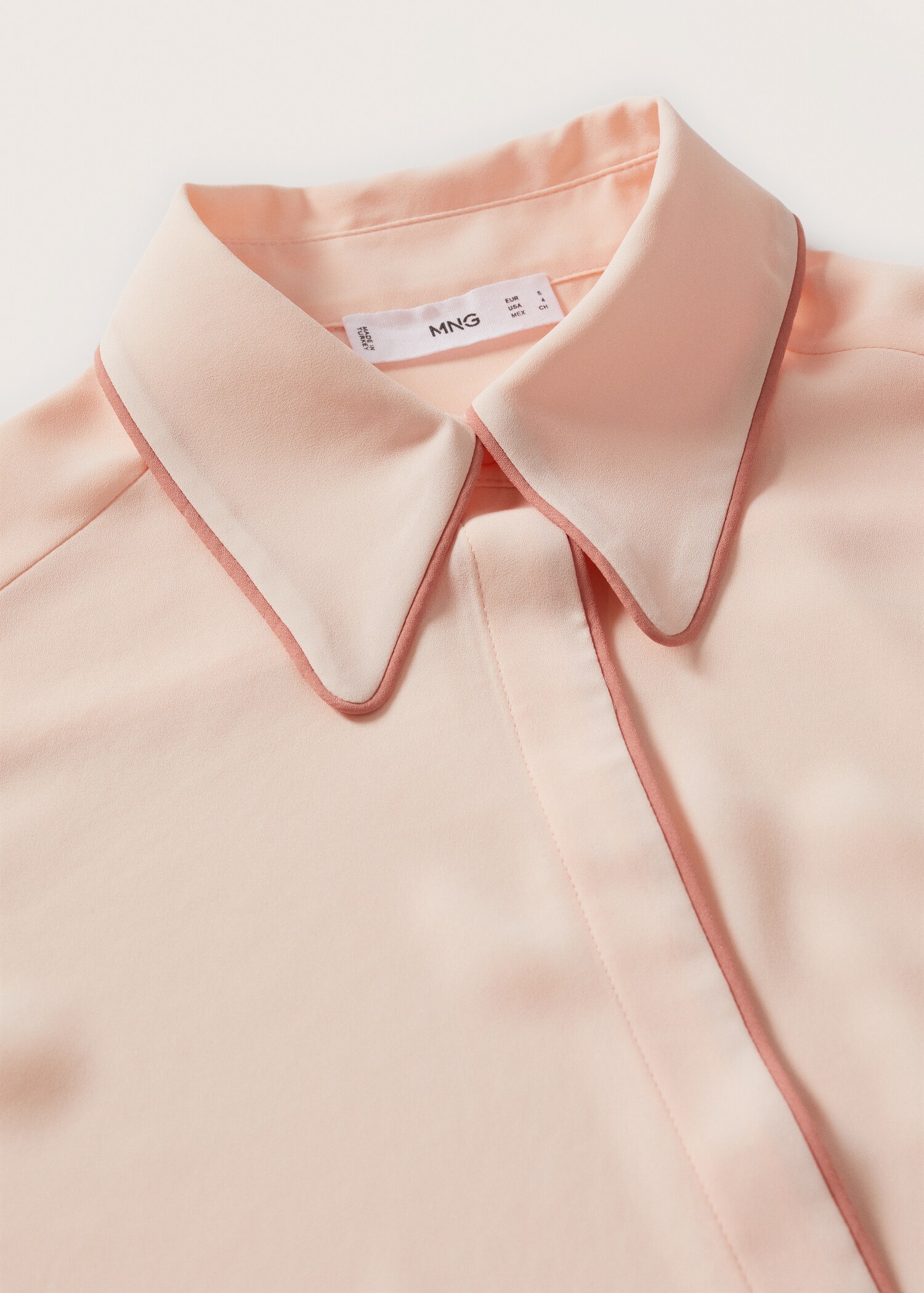 Contrast trim shirt - Details of the article 8